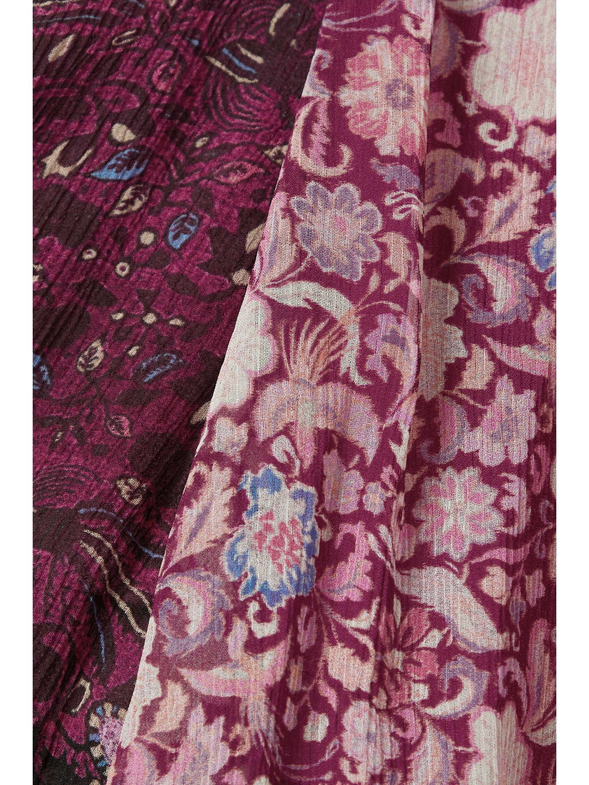 ISABEL MARANT Oda printed silk-crepon mini skirt