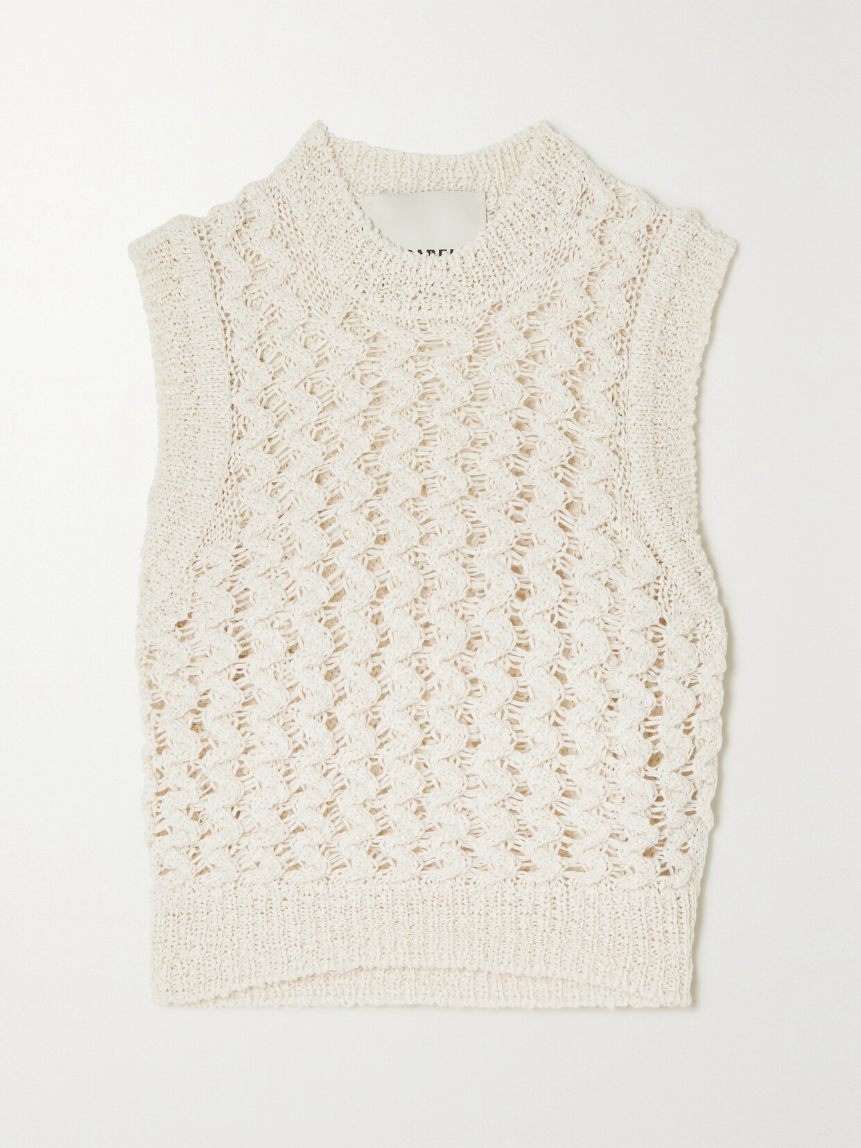 Isabel Marant - Faye Crocheted Cotton-blend Vest - Ecru