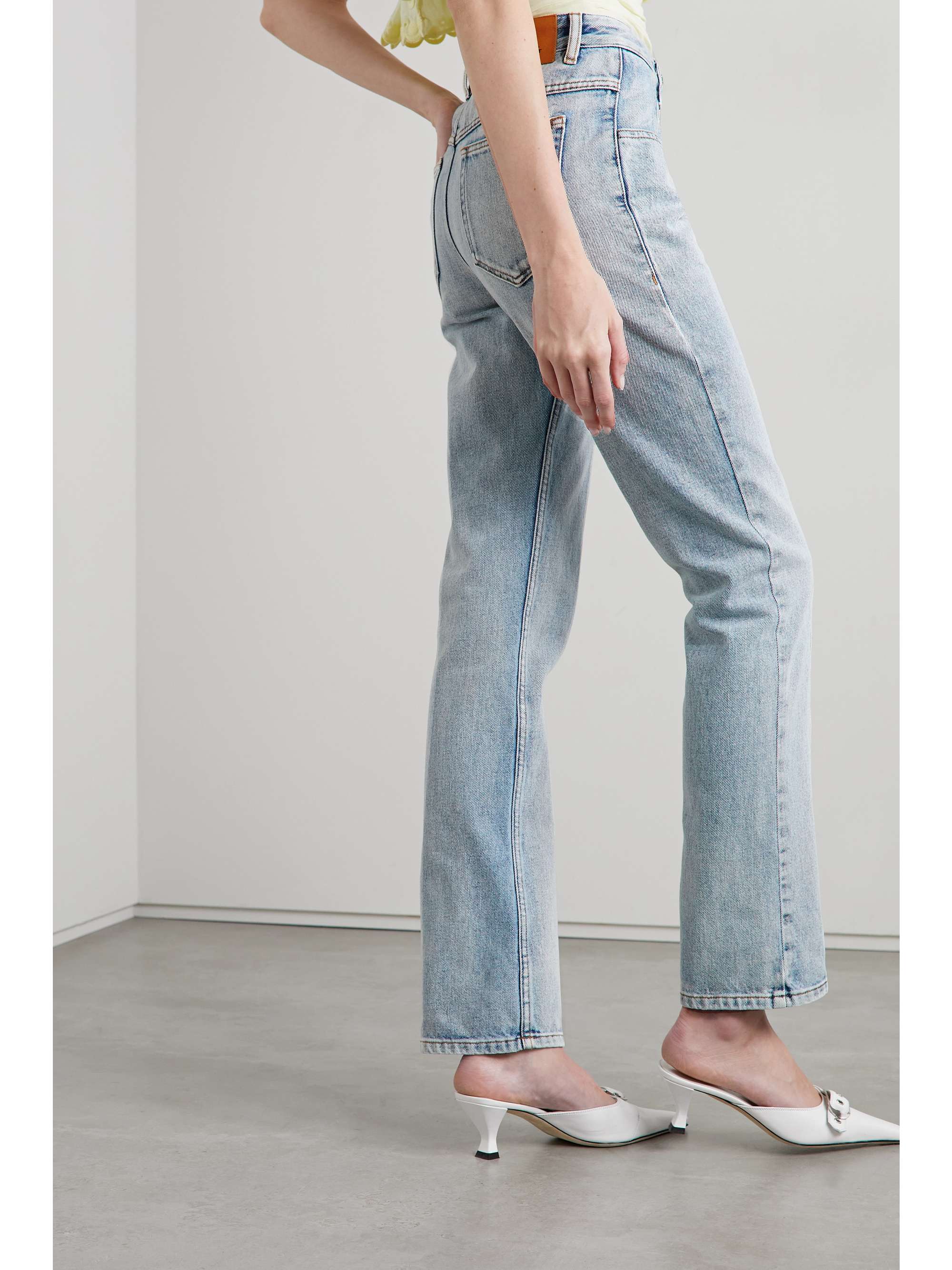 ISABEL MARANT Laora mid-rise slim-leg jeans