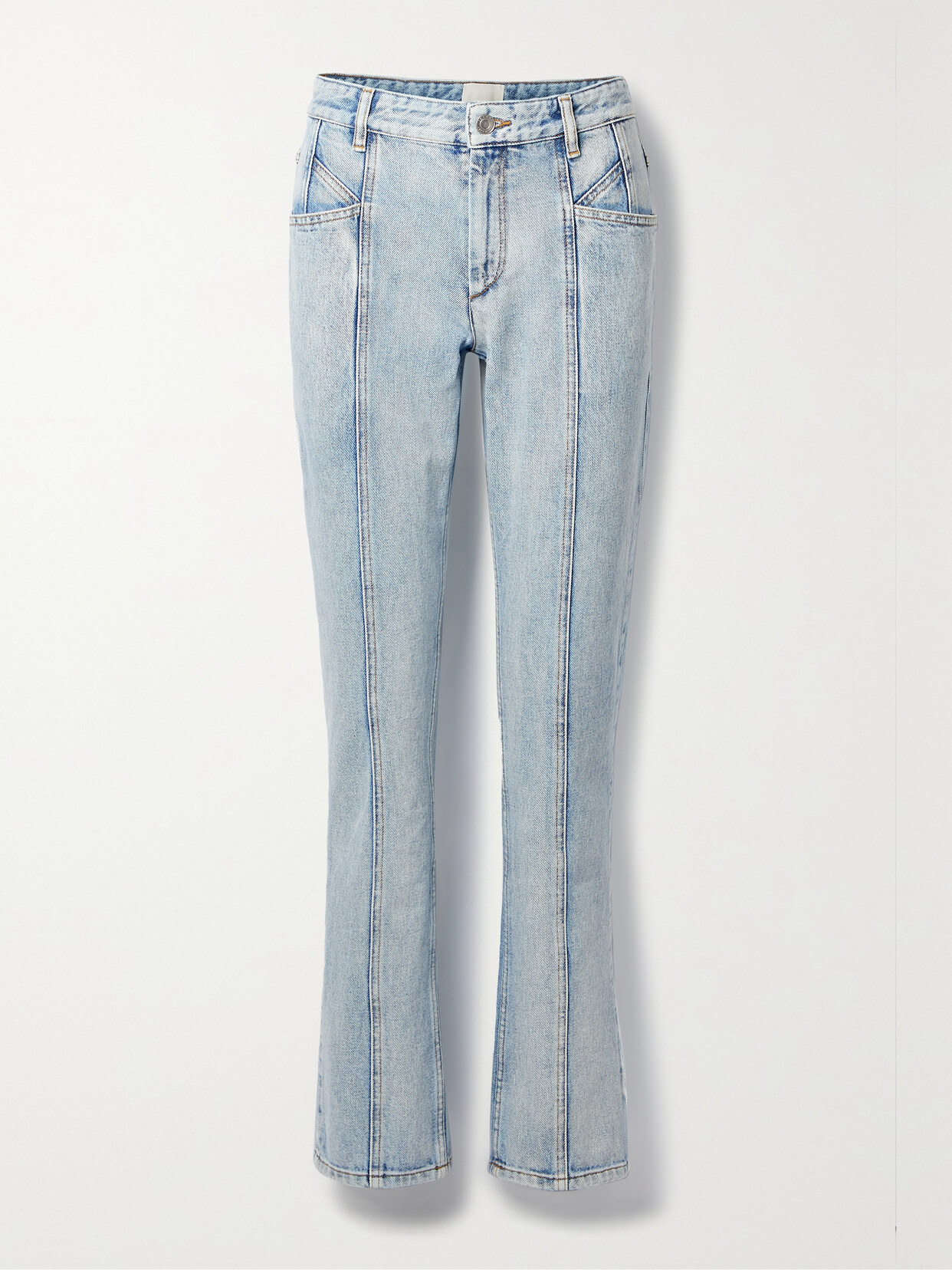 Isabel Marant - Laora Mid-rise Slim-leg Jeans - Blue