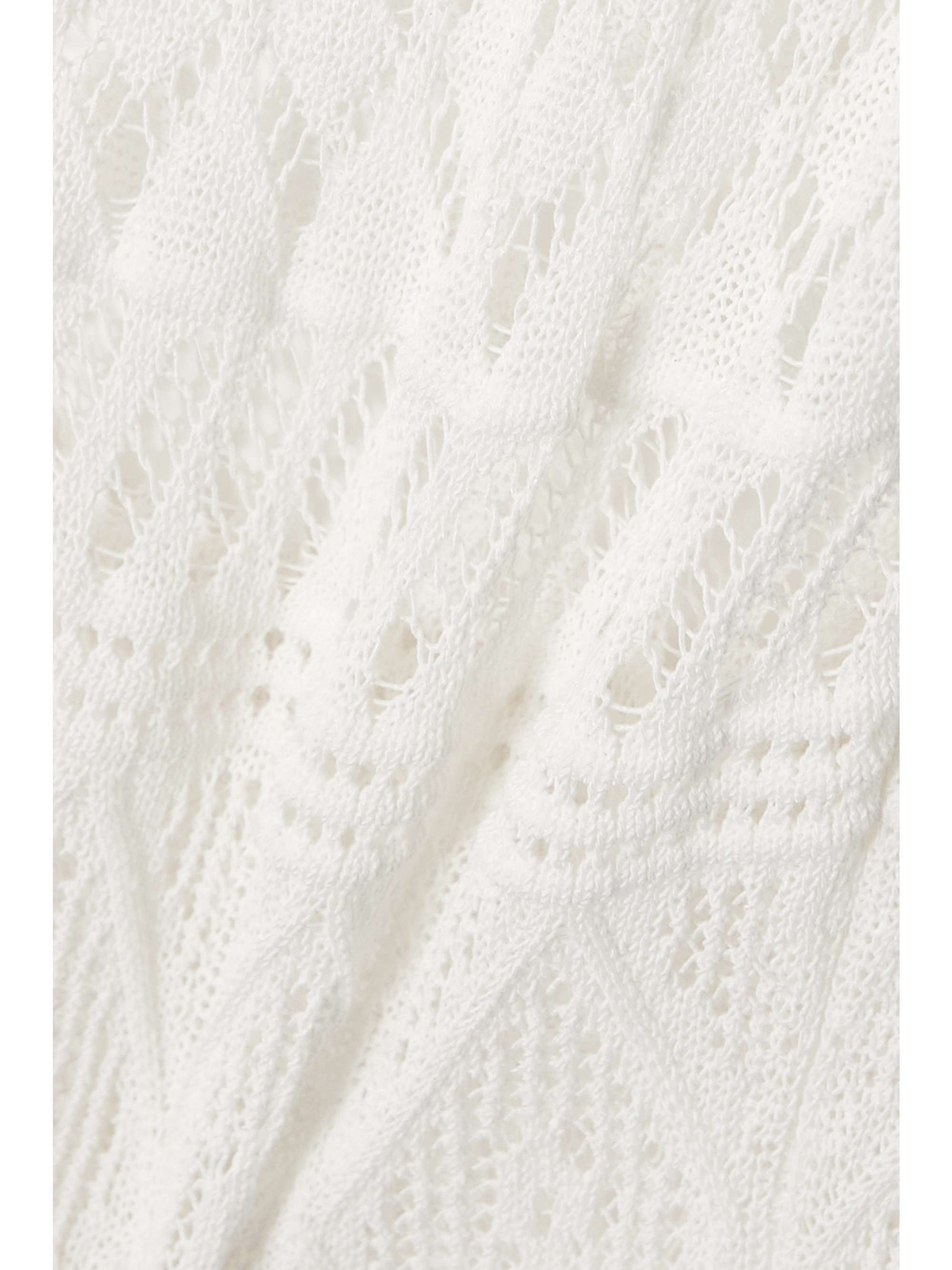ISABEL MARANT Atedy pointelle-knit cotton-blend maxi dress