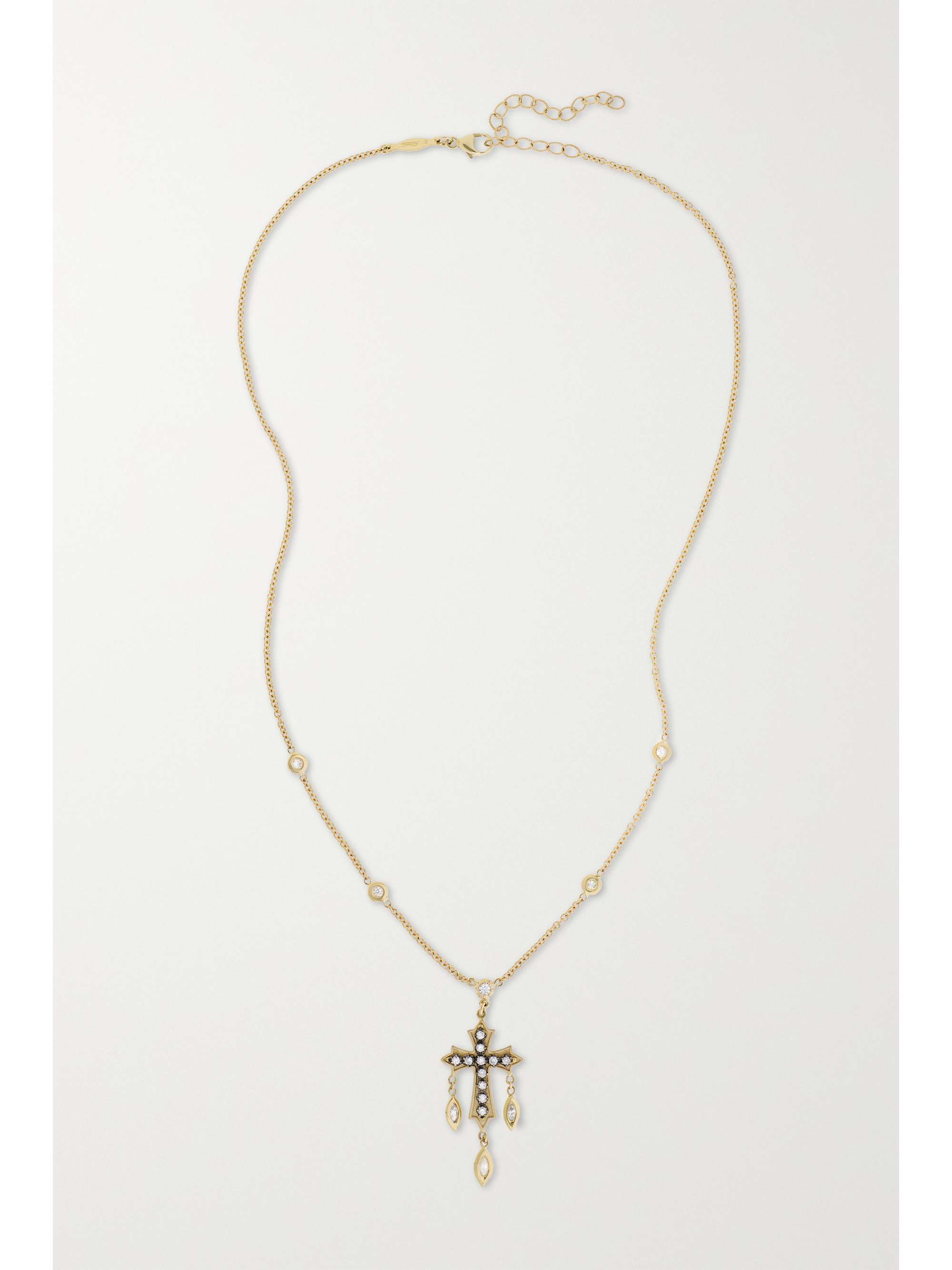 JACQUIE AICHE Sophia 14K 黄金钻石项链