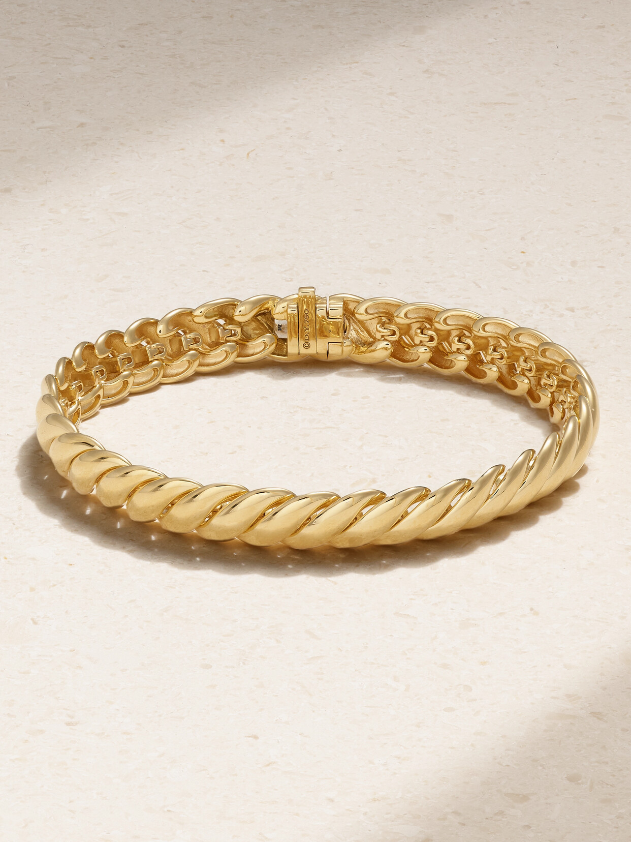 David Yurman Sculpted Cable 18-karat Gold Bracelet