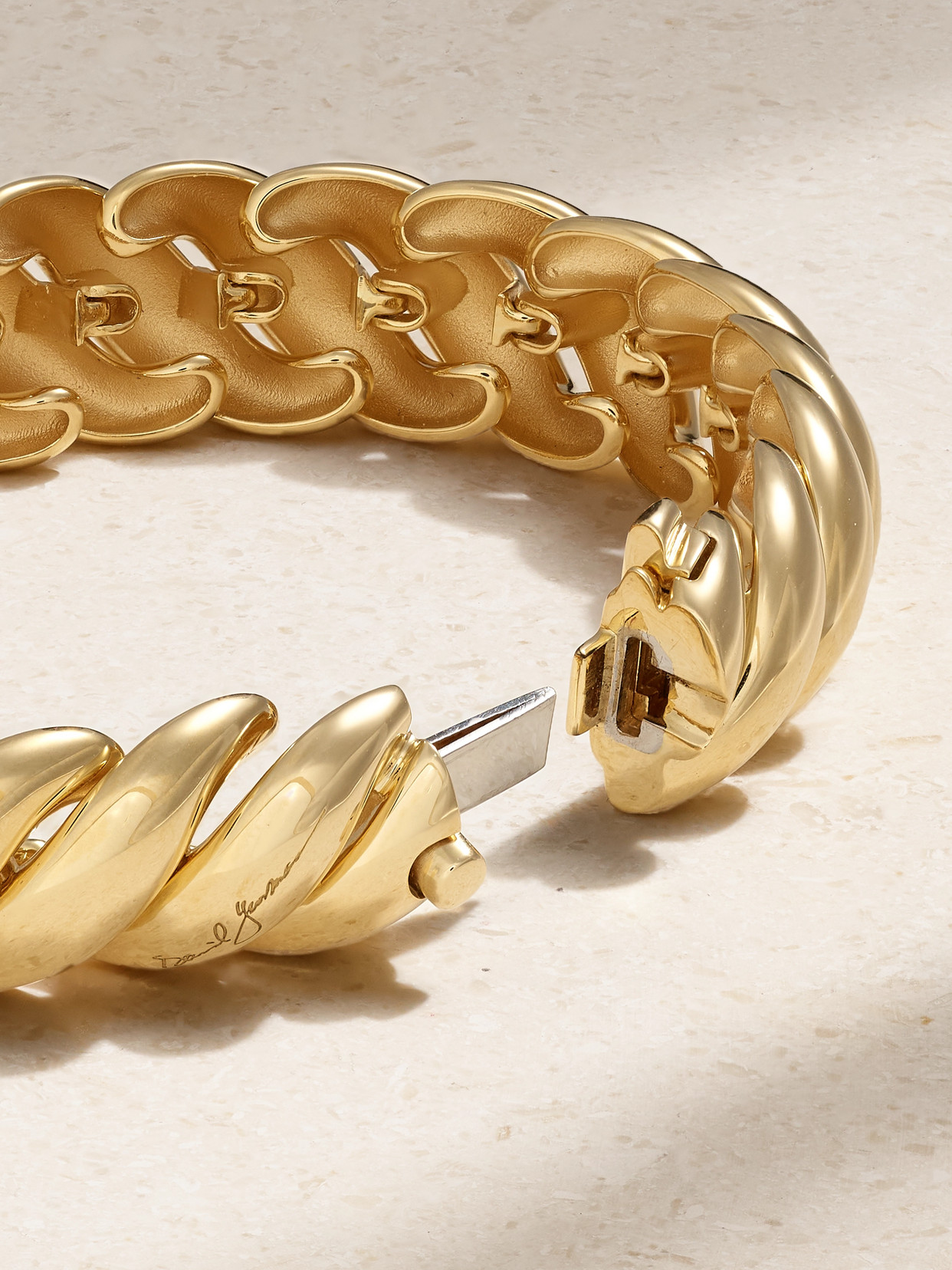 David Yurman Sculpted Cable 18-karat Gold Bracelet In Gold