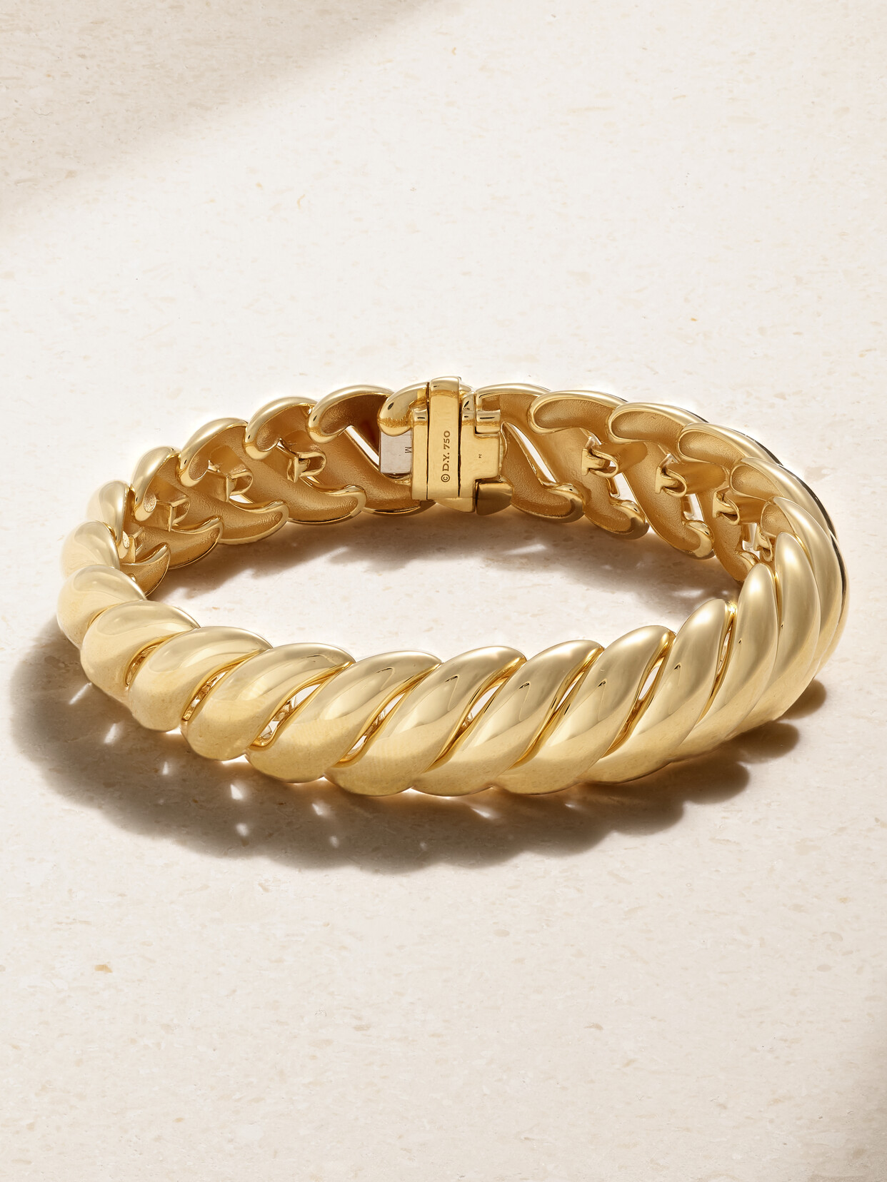 David Yurman Sculpted Cable 18-karat Gold Bracelet