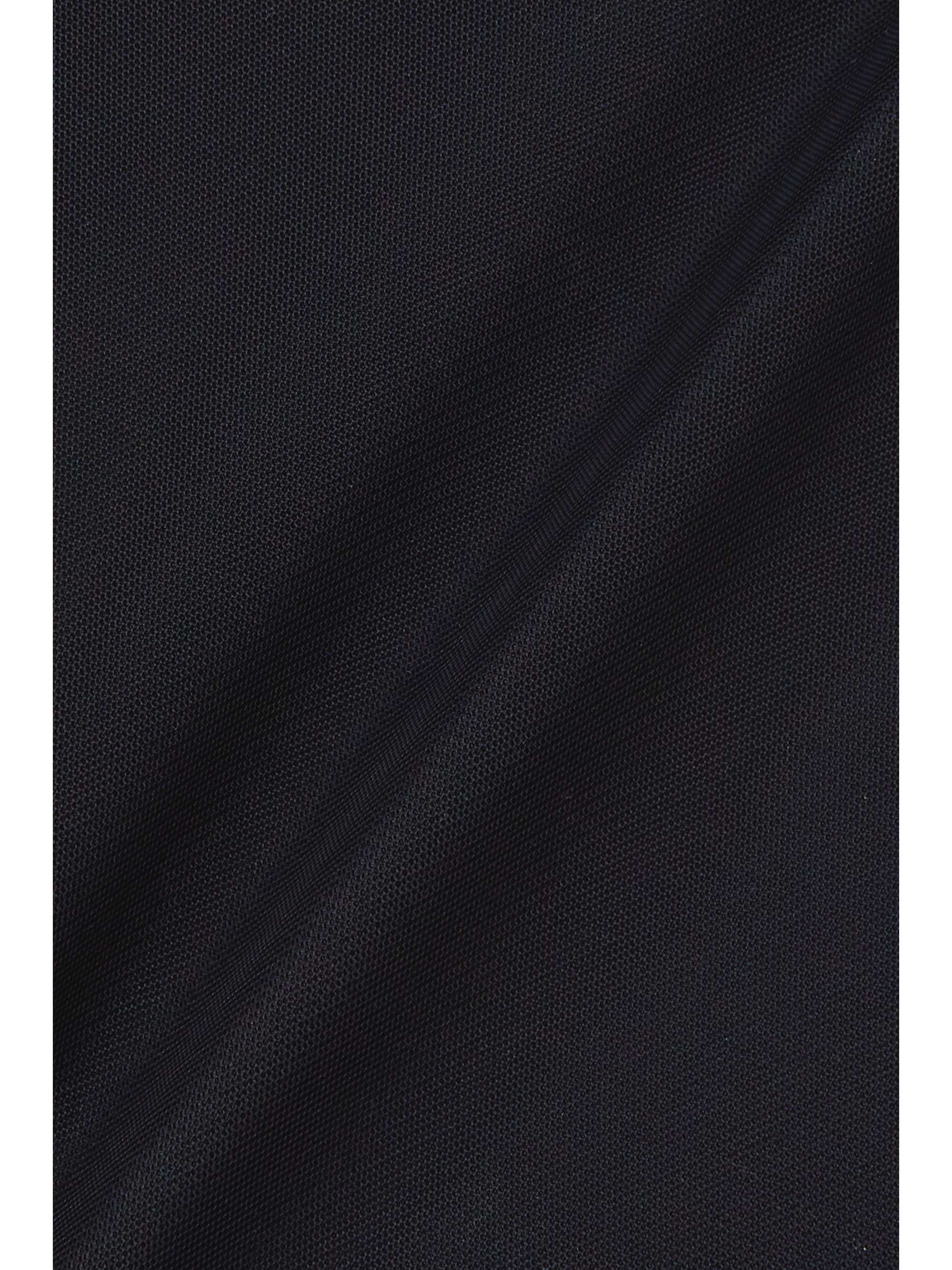 VERSACE One-shoulder tulle-paneled swimsuit