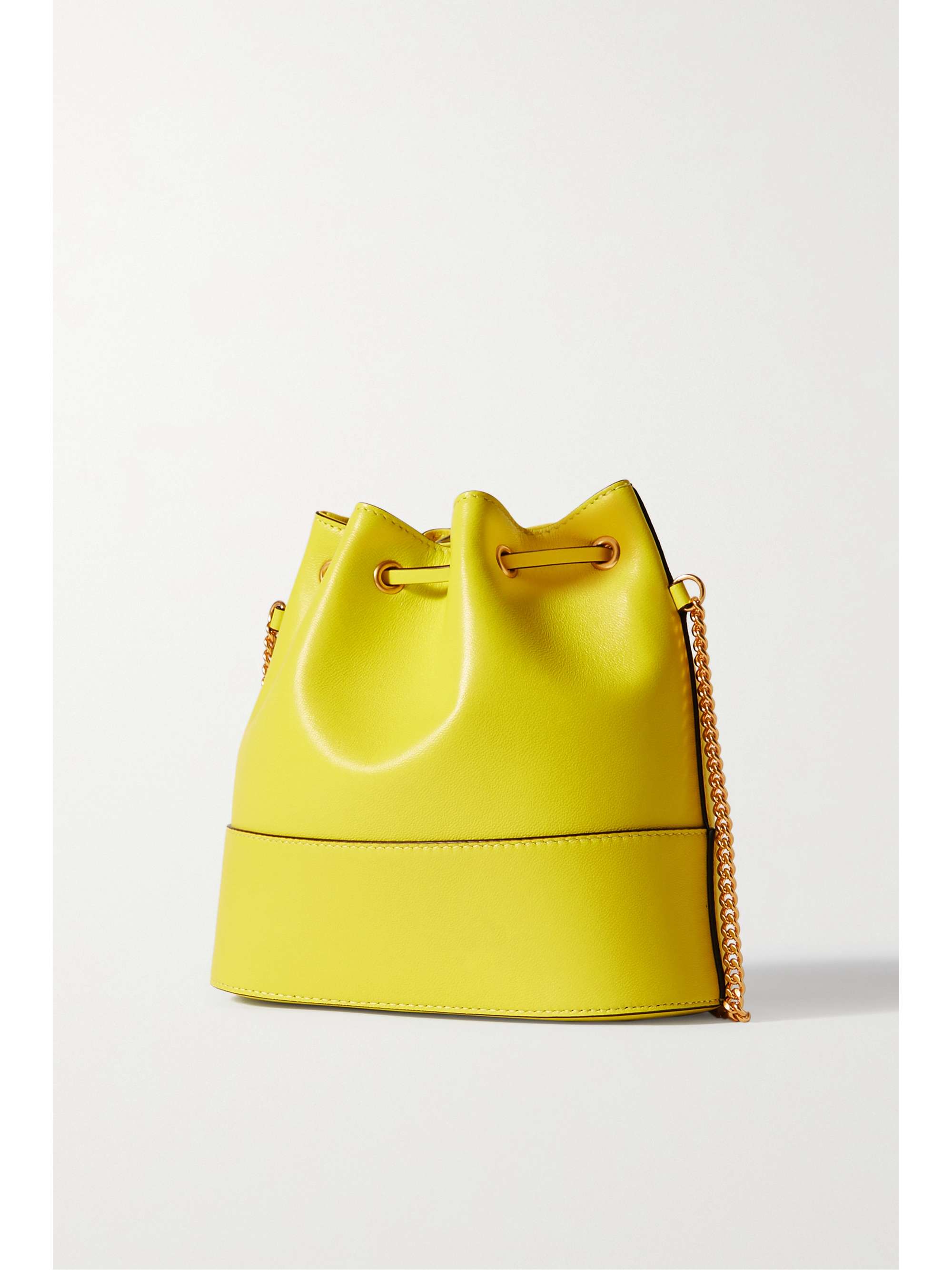 VALENTINO GARAVANI Valentino Garavani VLOGO mini leather bucket bag