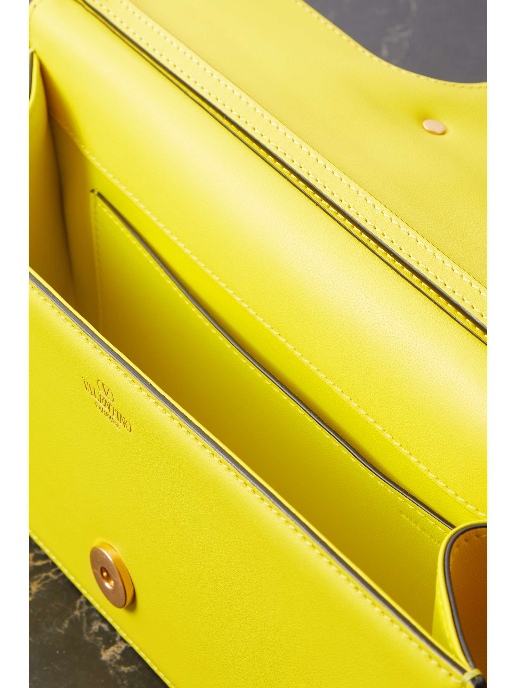 VALENTINO GARAVANI VLOGO leather shoulder bag NETAPORTER