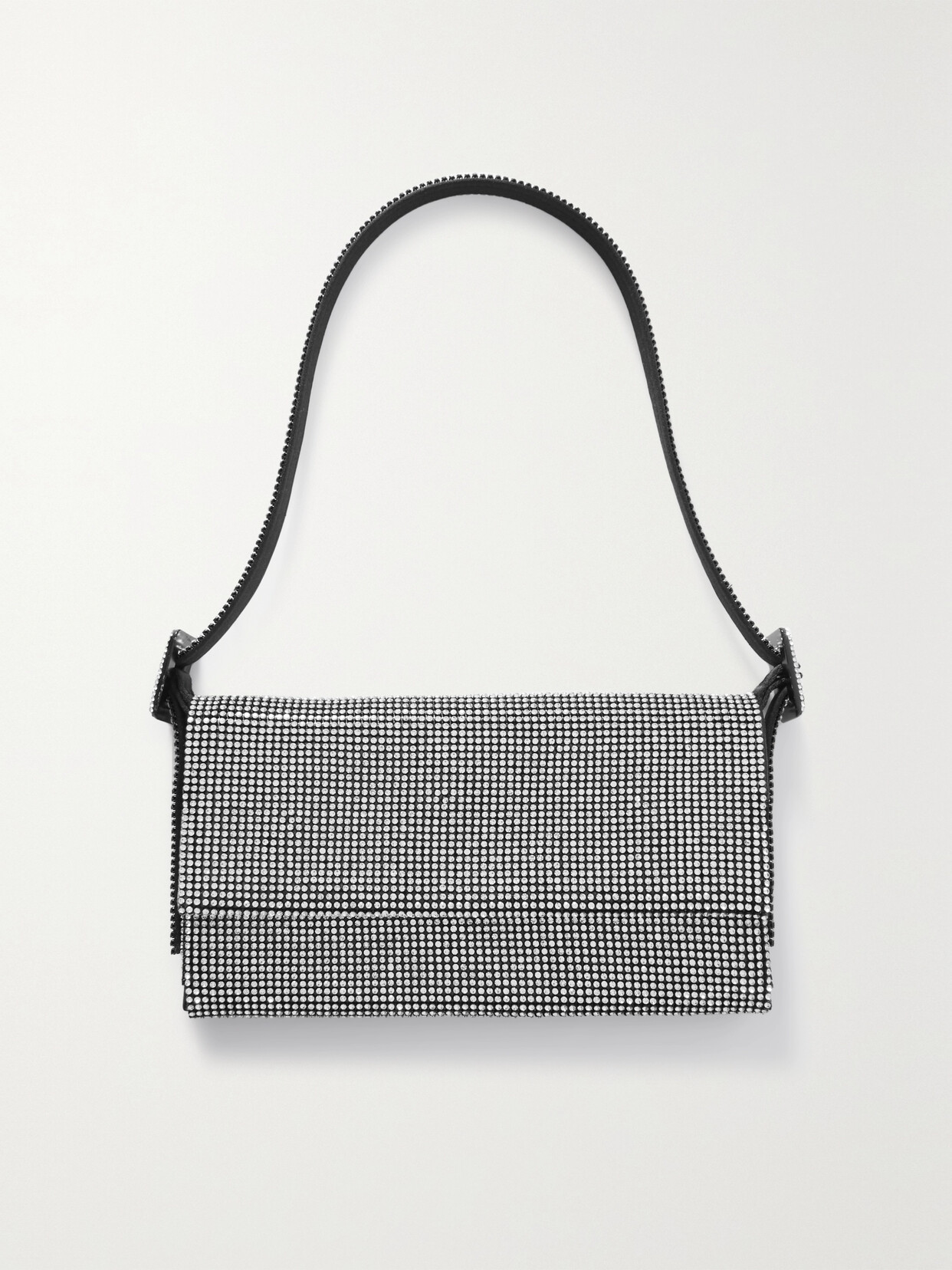 Benedetta Bruzziches Vittisima Crystal-embellished Satin Shoulder Bag