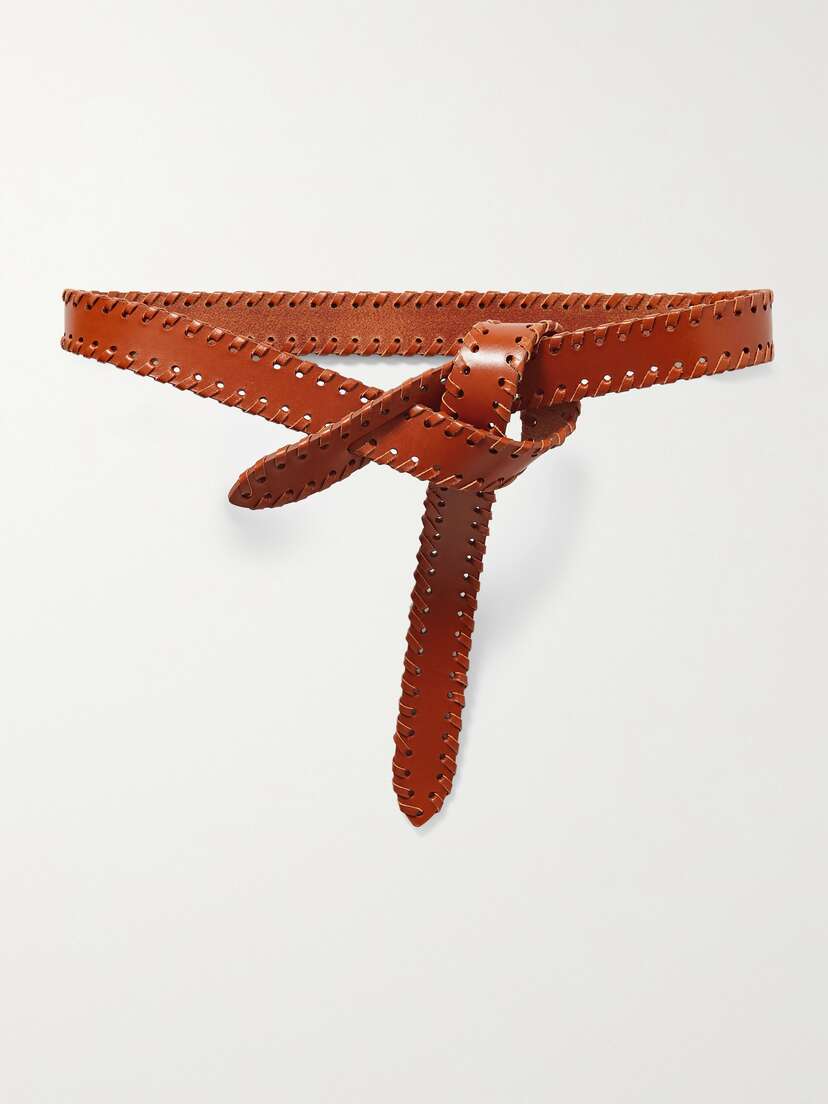 Isabel Marant ecce Whipstitched eather Belt