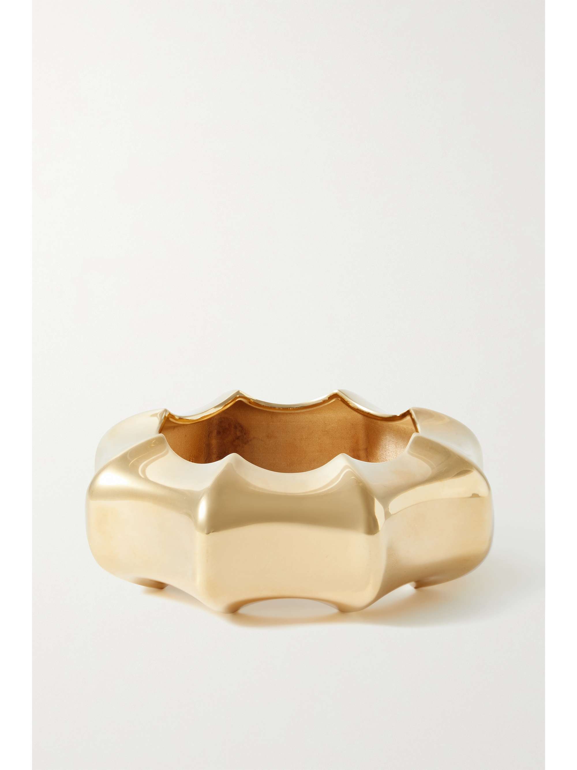 KHAITE Julius gold-plated bangle