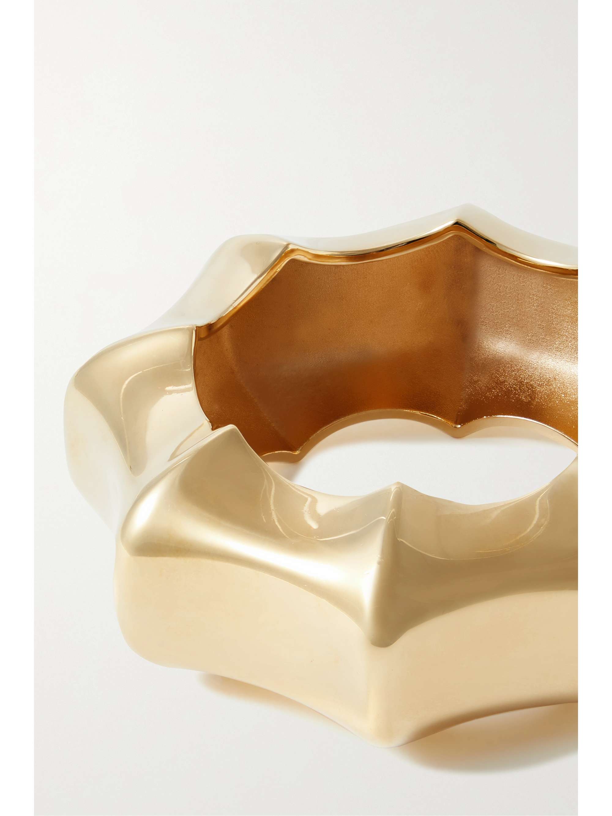 KHAITE Julius gold-plated bangle