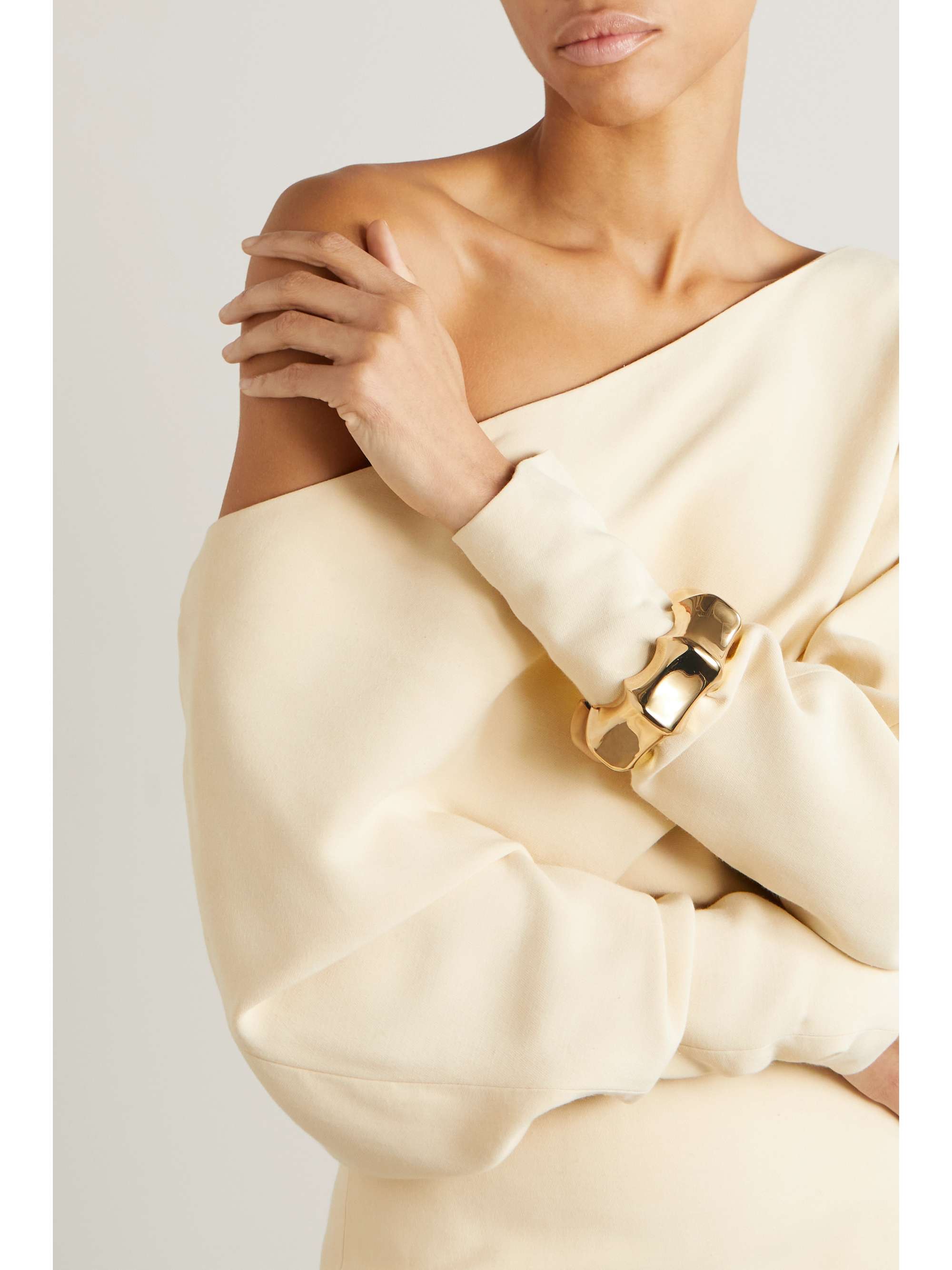 KHAITE Julius gold-plated bangle