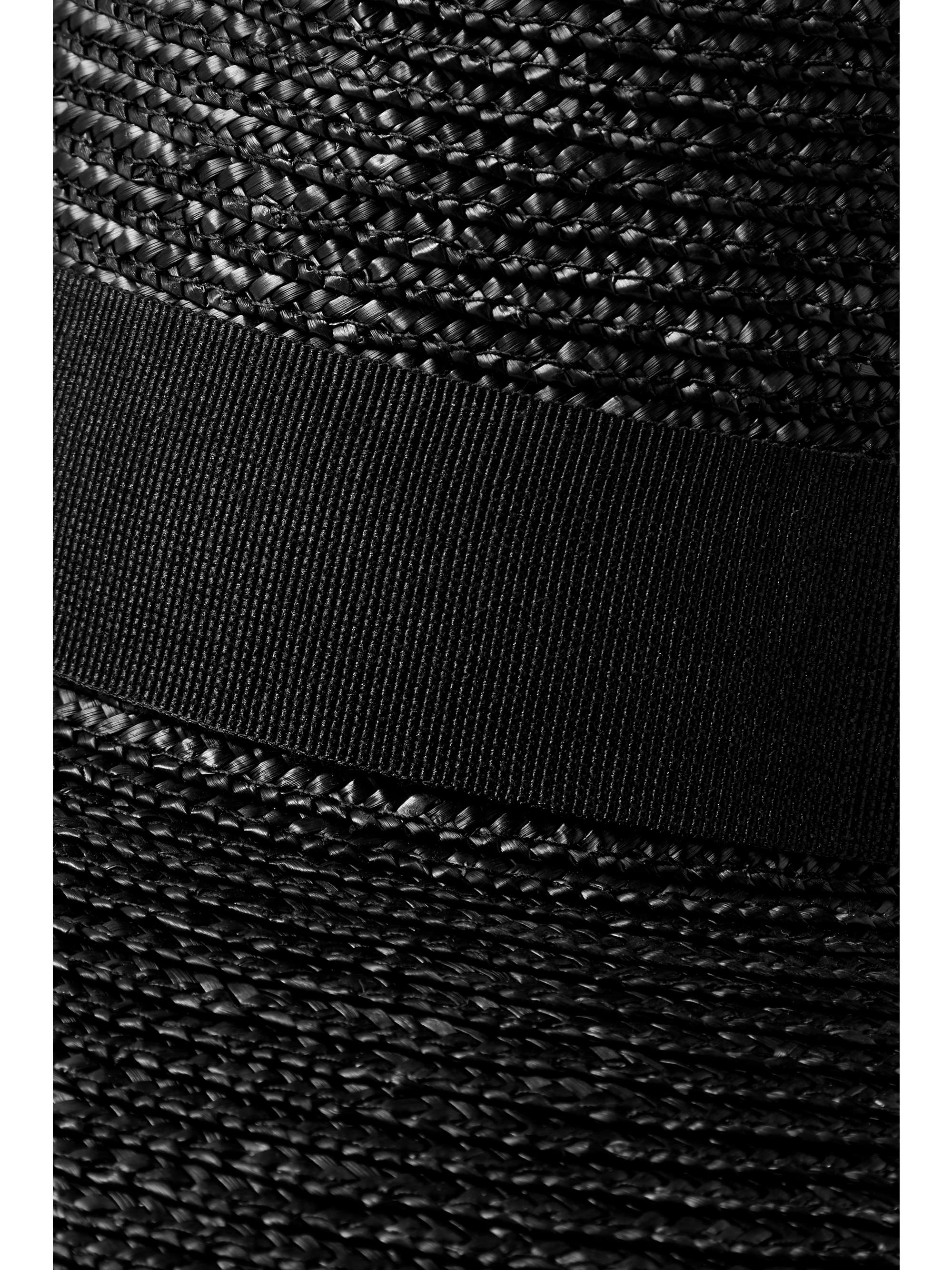 MAX MARA Corona canvastrimmed straw hat NETAPORTER