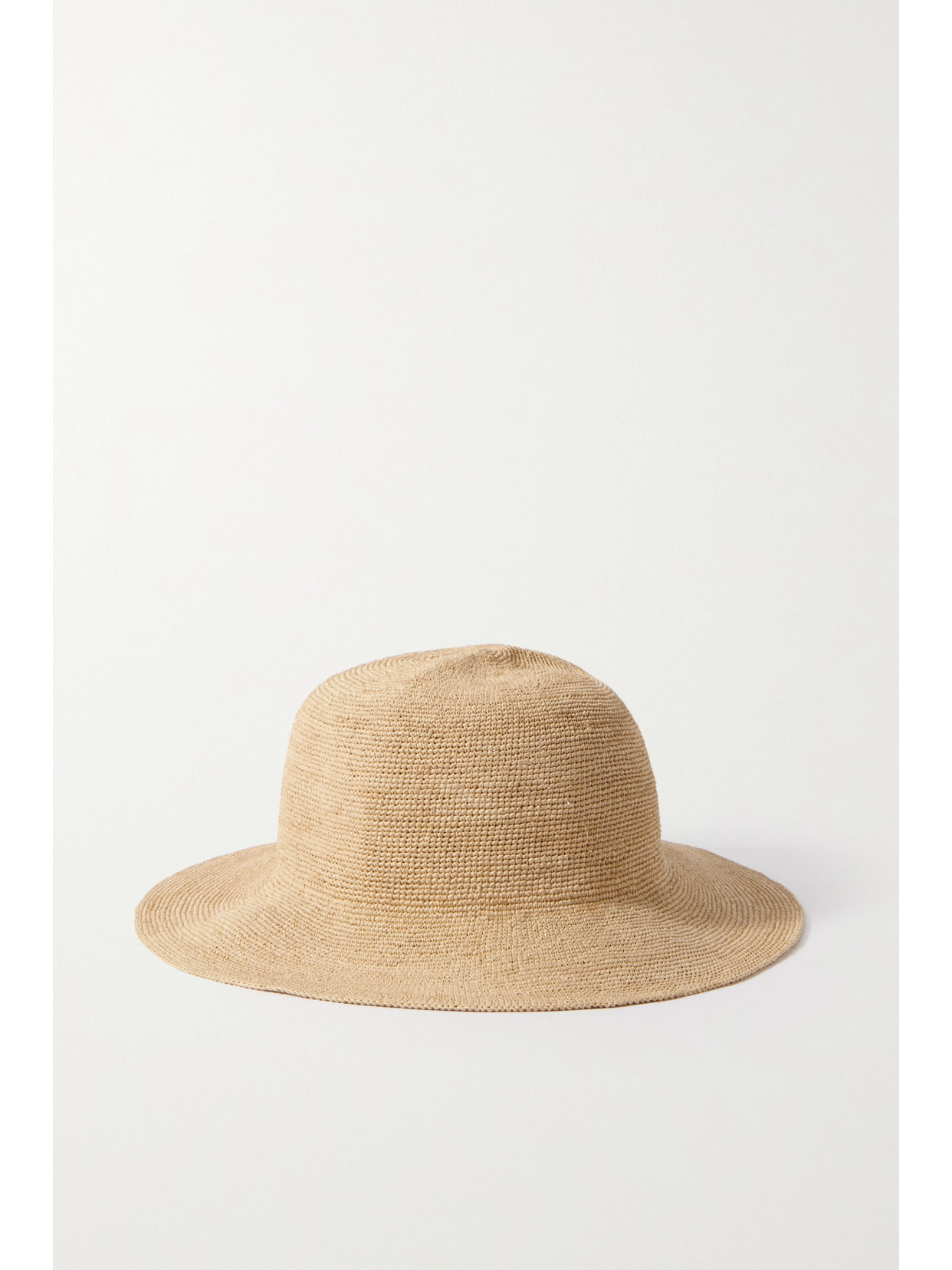 MAX MARA BLANC CROCHETED STRAW HAT