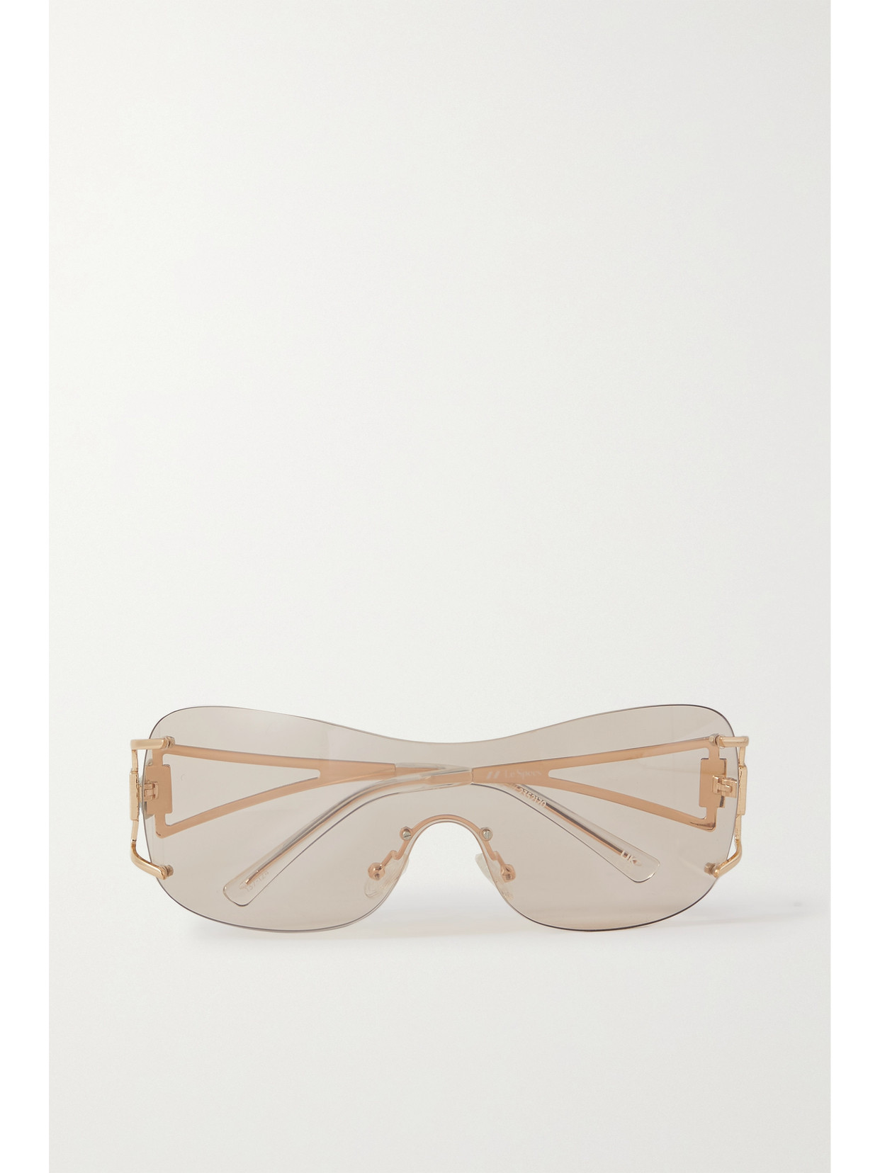 Le Specs - Le Fame Oversized Square-frame Gold-tone Sunglasses - one size