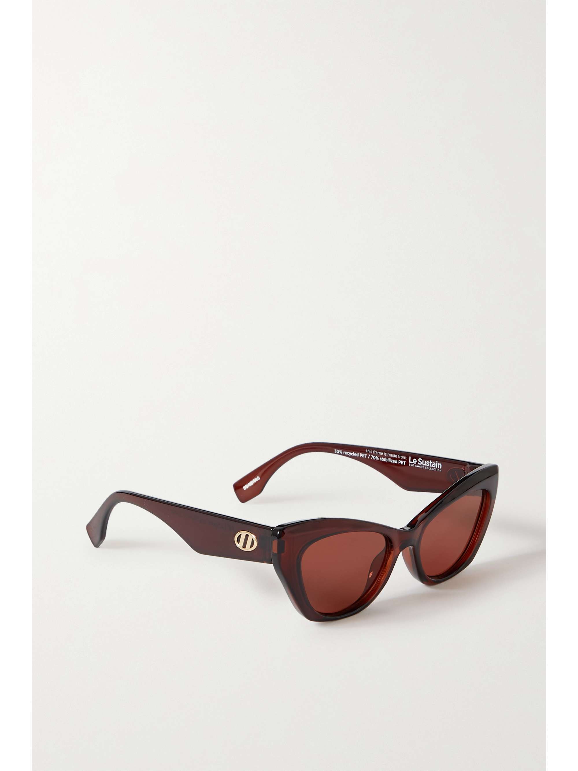 LE SPECS Eye Trash cat-eye acetate sunglasses