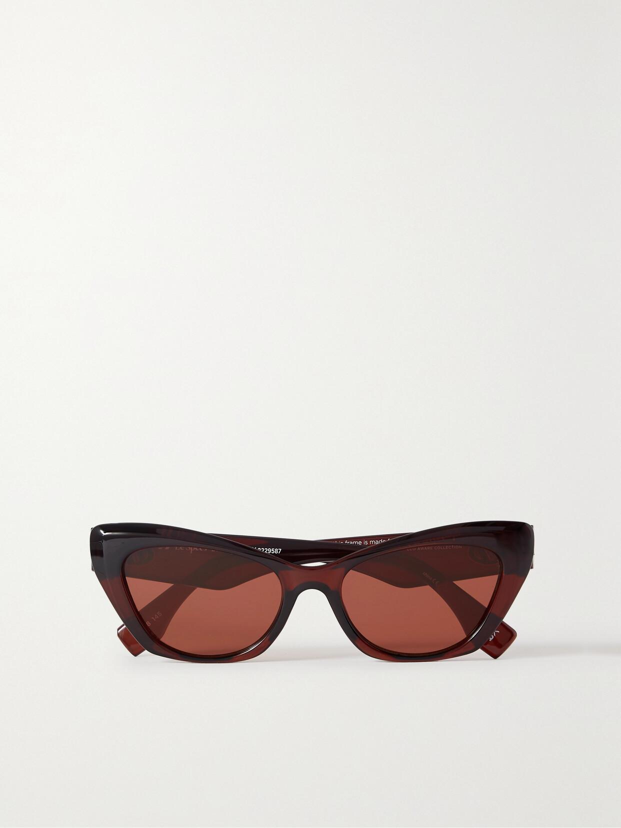 Le Specs - Eye Trash Cat-eye Acetate Sunglasses - Brown