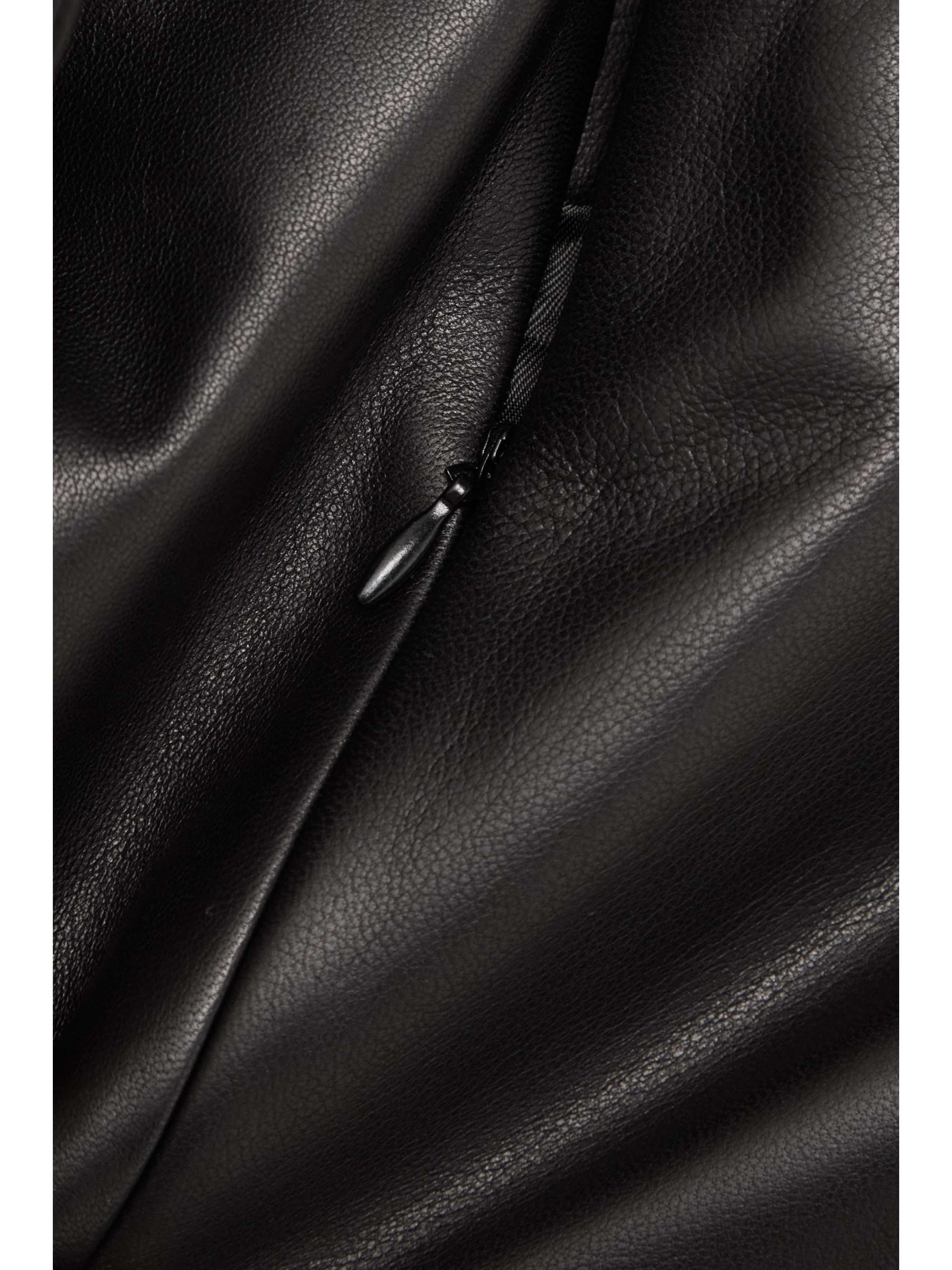 GAUCHERE Leather mini skirt