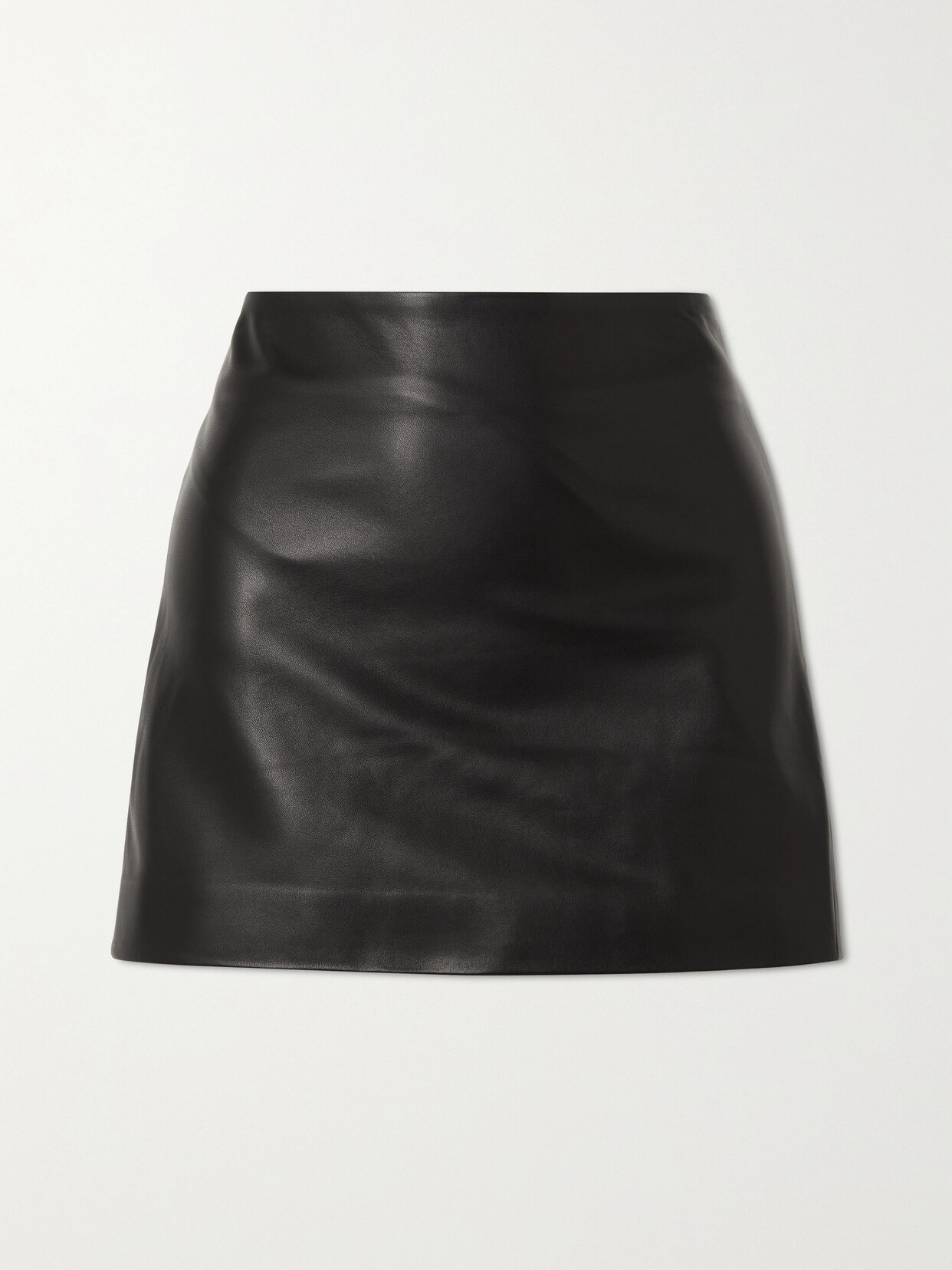 GAUCHERE - Leather Mini Skirt - Black