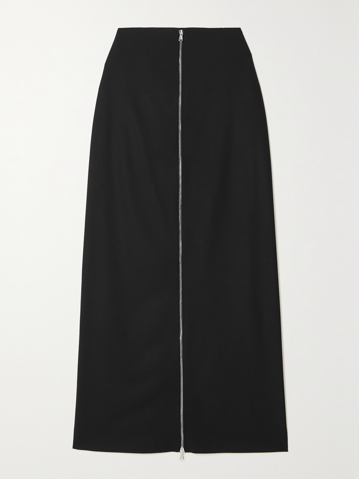 GAUCHERE - Wool-blend Maxi Skirt - Black