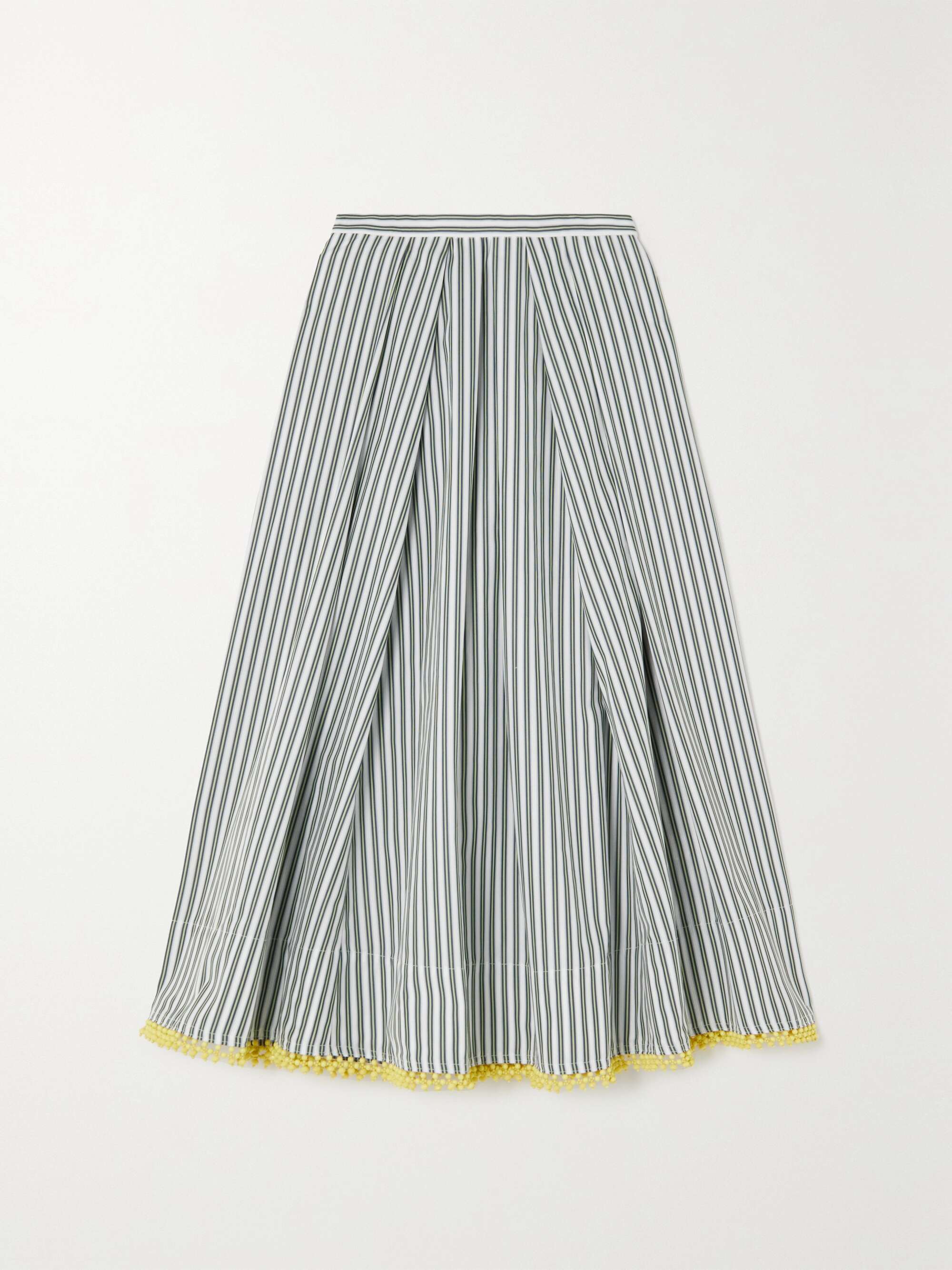 Striped cotton skirt discount