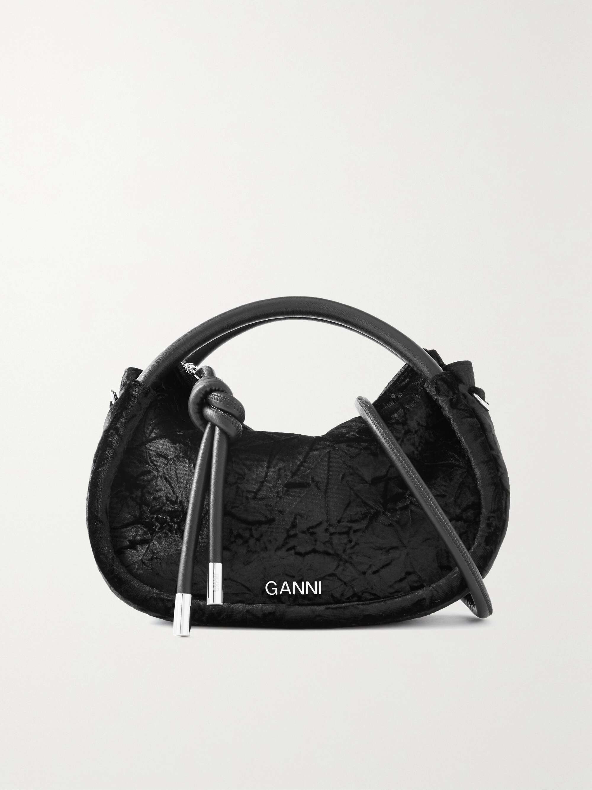 Ganni Mini Knot Top-Handle Bag