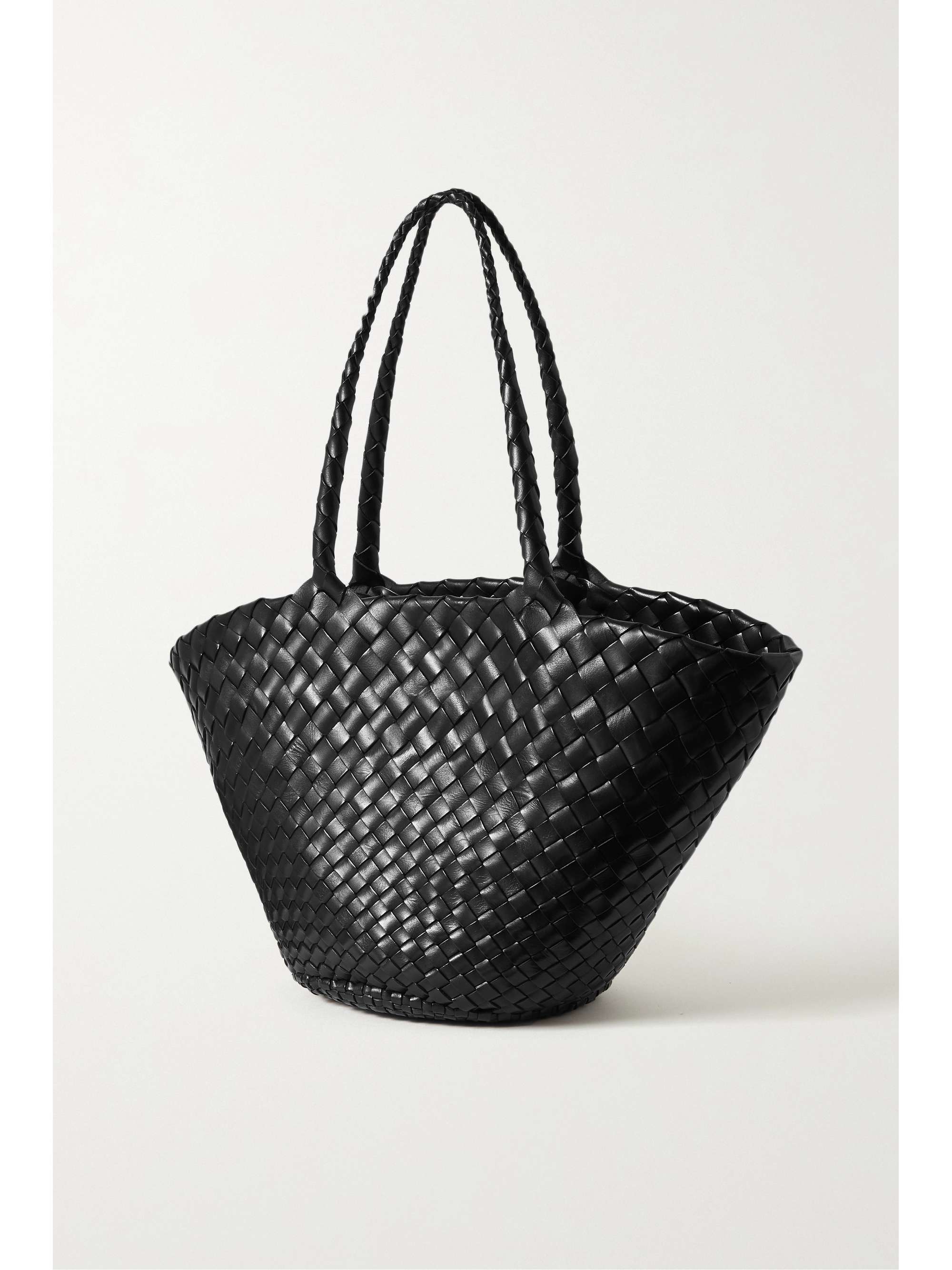 DRAGON DIFFUSION Egola woven leather tote