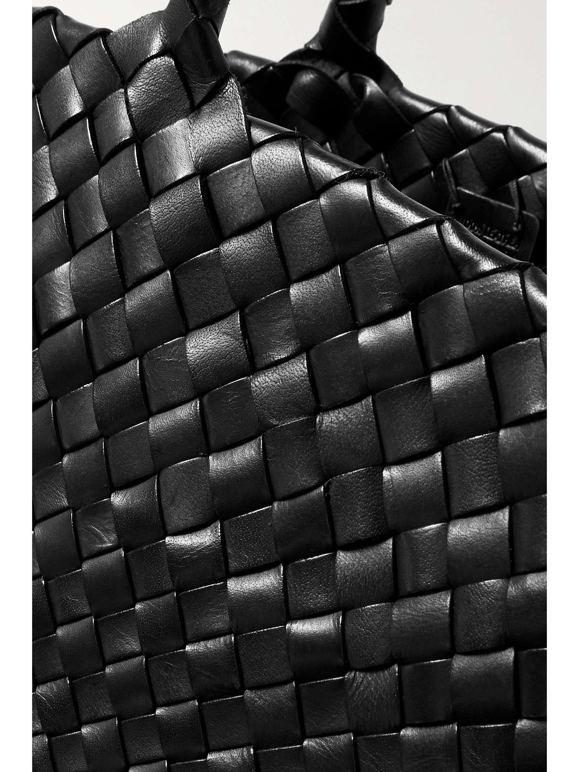 DRAGON DIFFUSION Egola woven leather tote