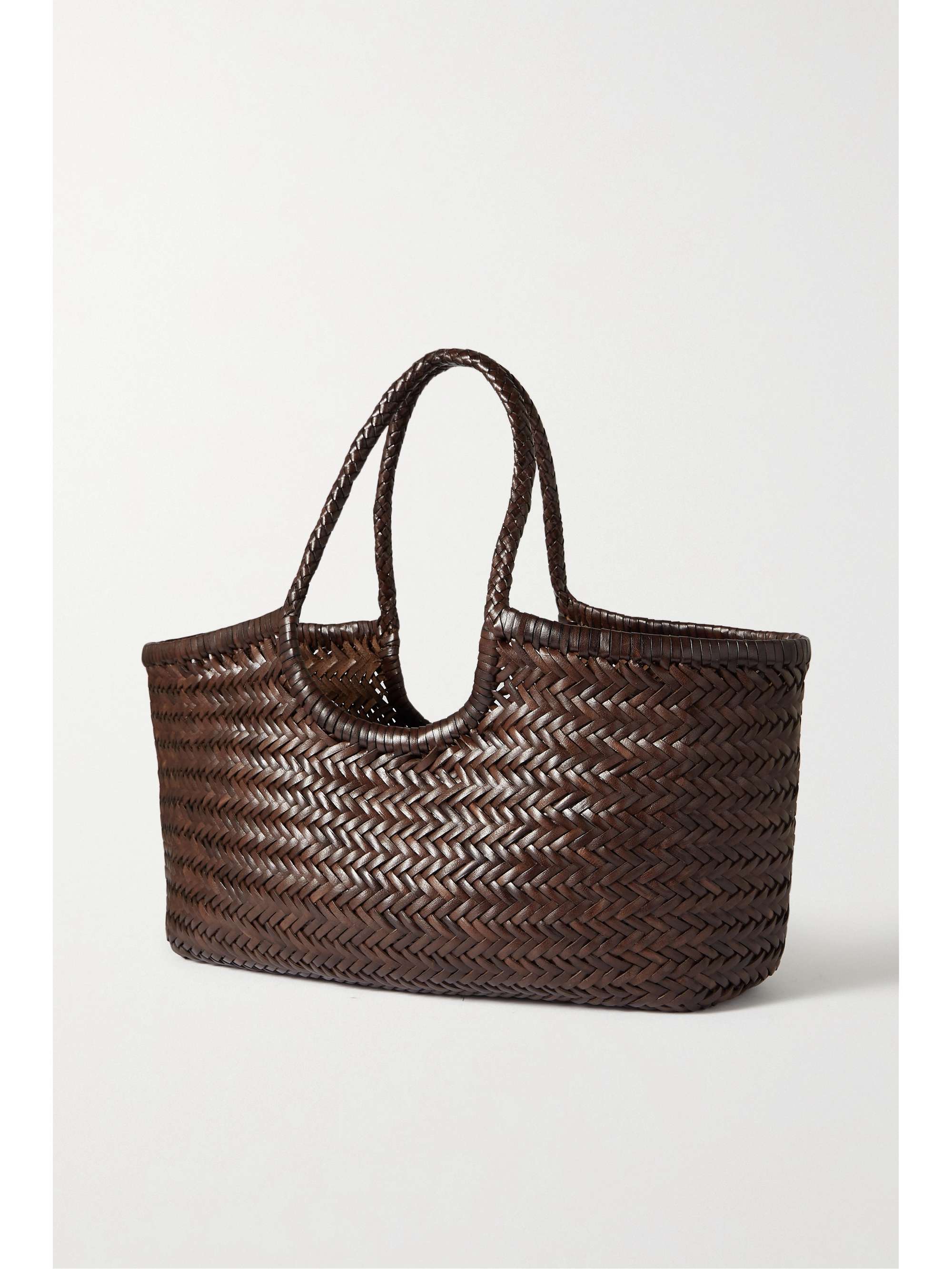 DRAGON DIFFUSION Nantucket large woven leather tote