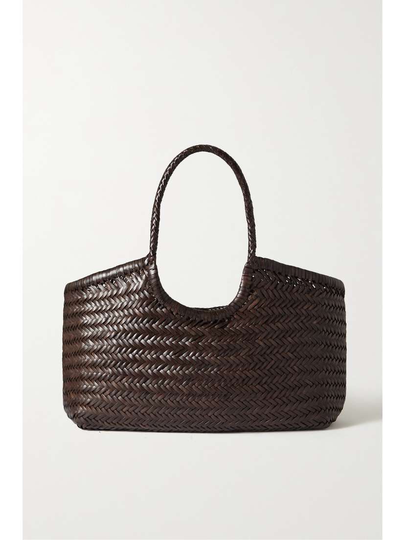 Dragon Diffusion Nantucket Large Woven Leather Tote