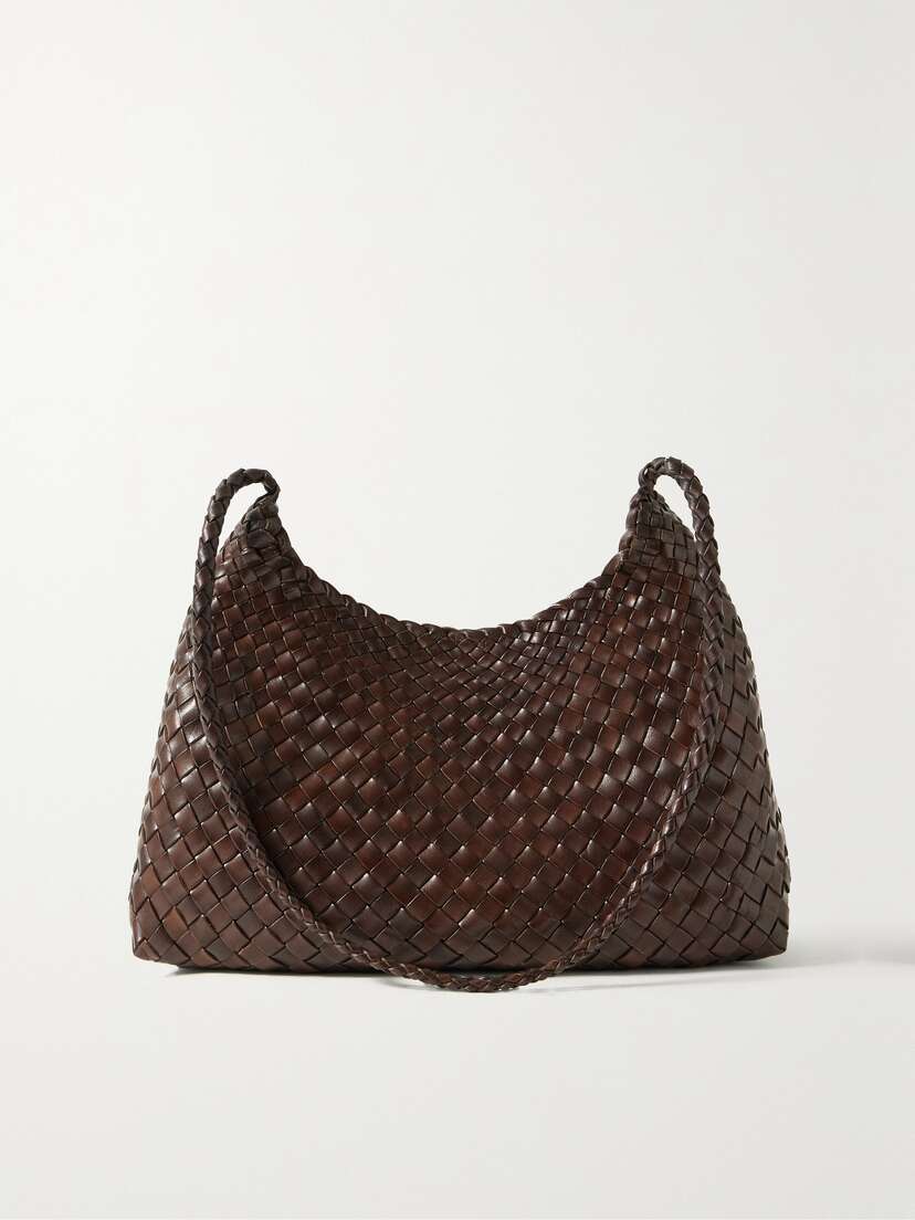Dragon Diffusion Santa Rosa Woven Leather Shoulder Bag