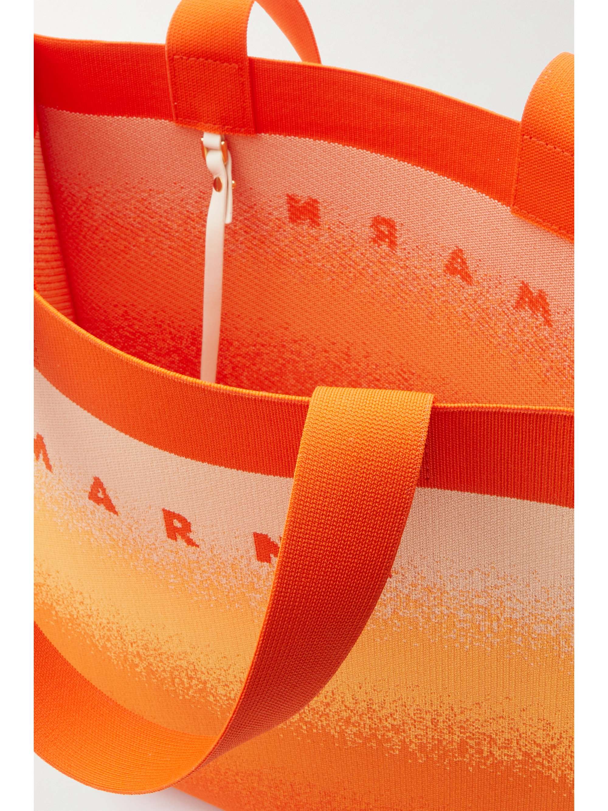 MARNI Ombré jacquard-knit tote