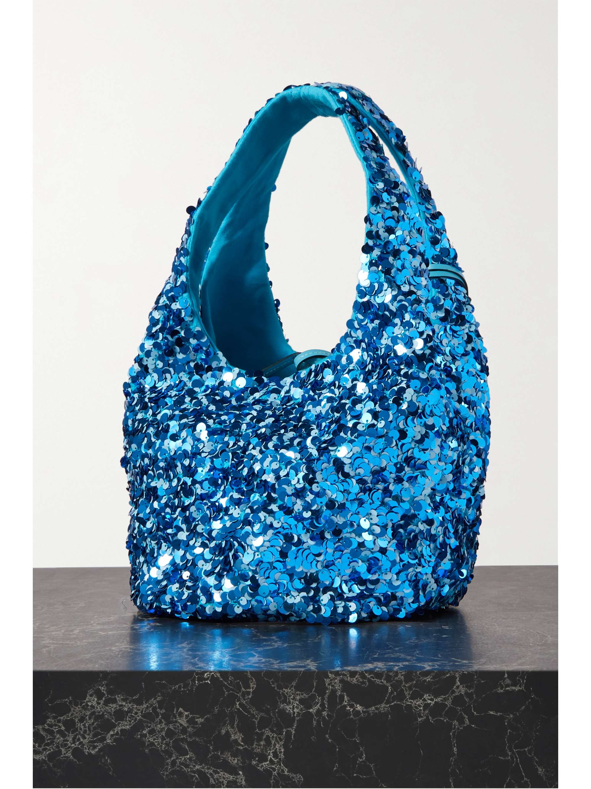 JW ANDERSON Mini sequined jersey tote