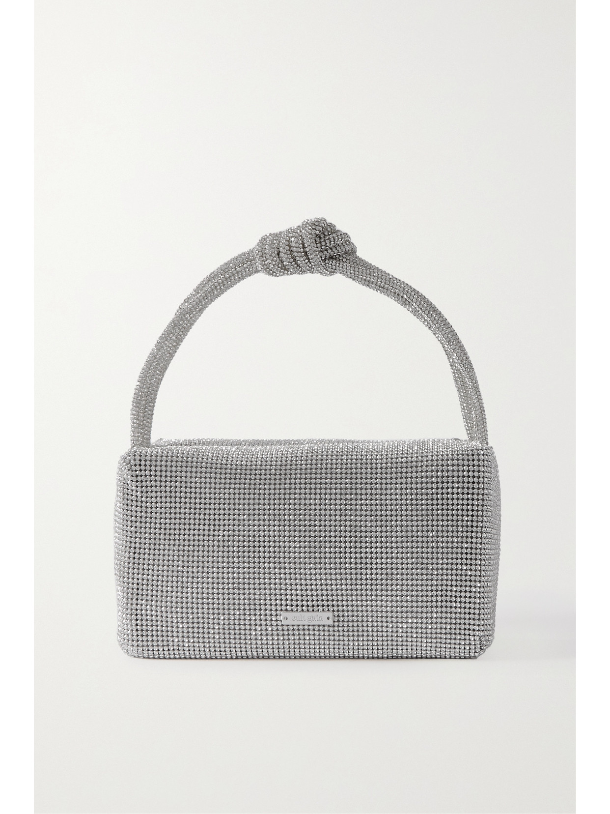 Cult Gaia - Sienna Mini Crystal-embellished Satin Tote - Neutrals