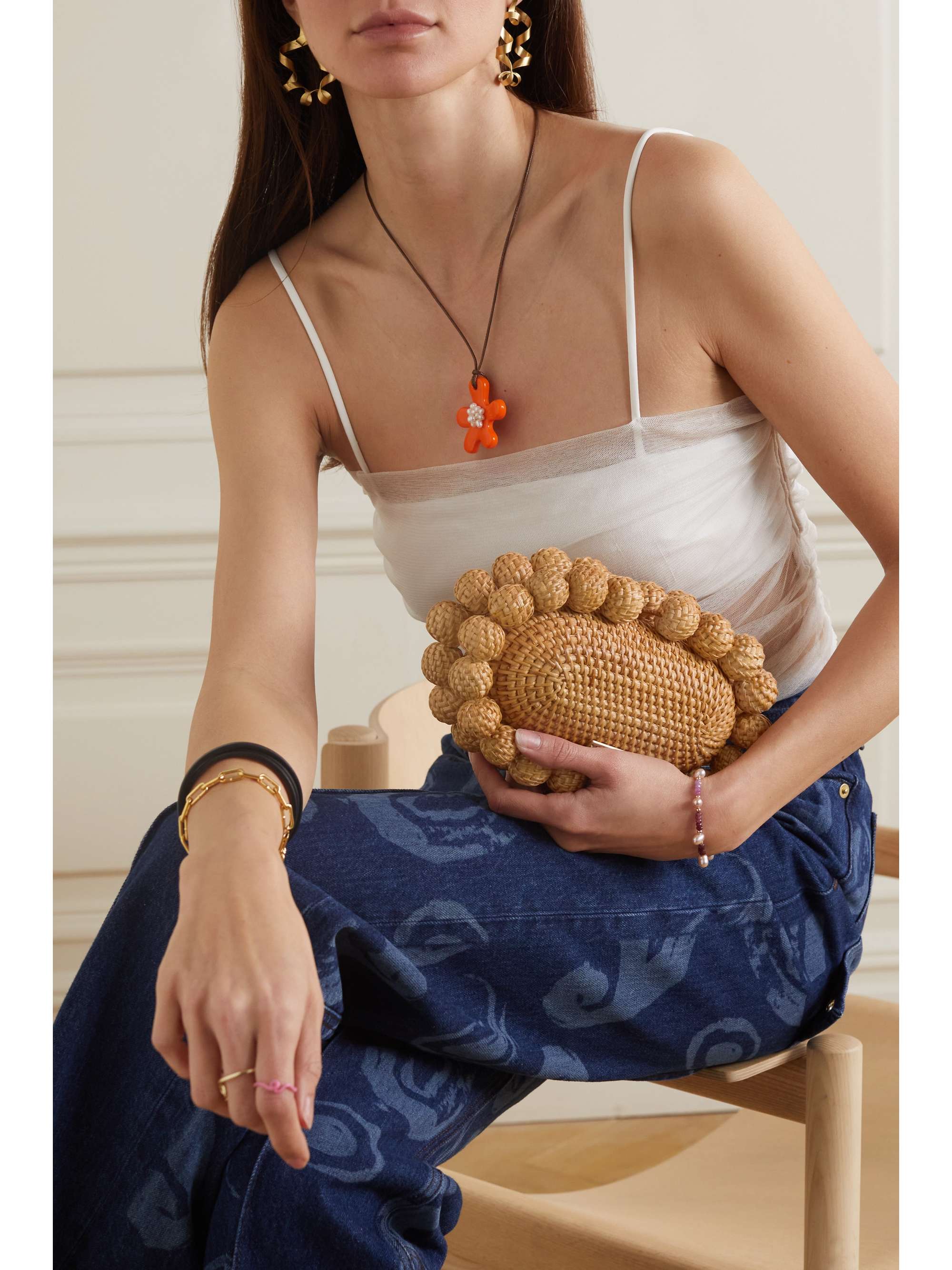 Neutral evening bag hot sale