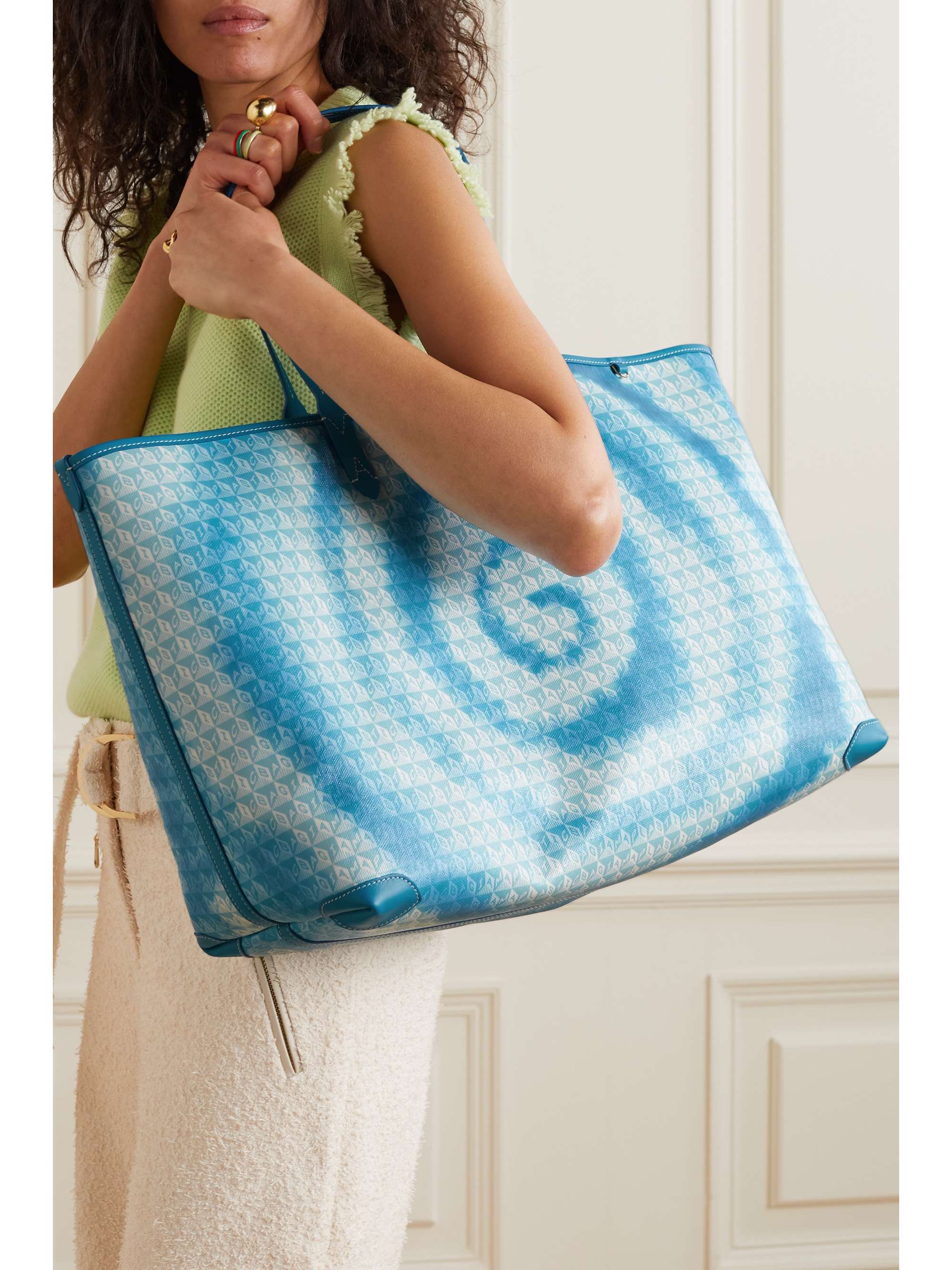 ANYA HINDMARCH I Am a Plastic Bag XL leathertrimmed printed recycled