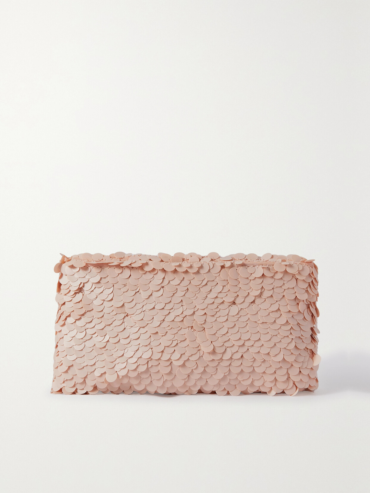 Dries Van Noten - Paillette-embellished Mesh Clutch - Pink