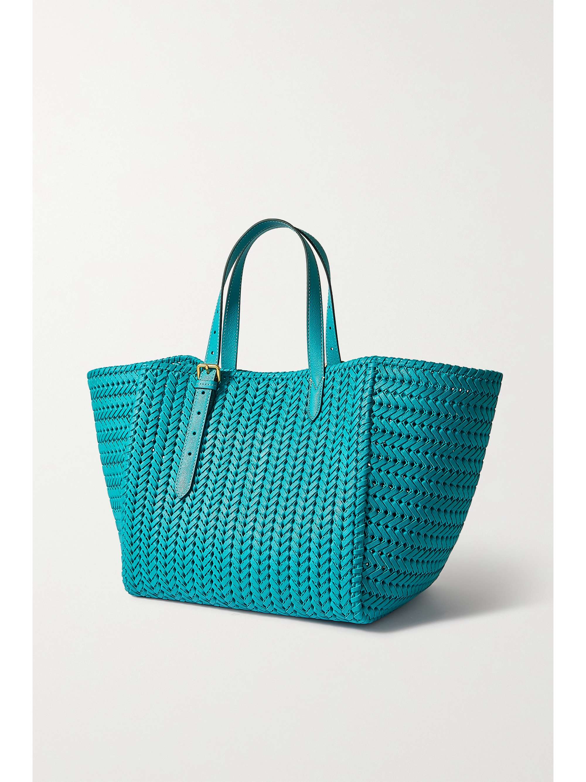 ANYA HINDMARCH The Neeson small woven texturedleather tote NETAPORTER