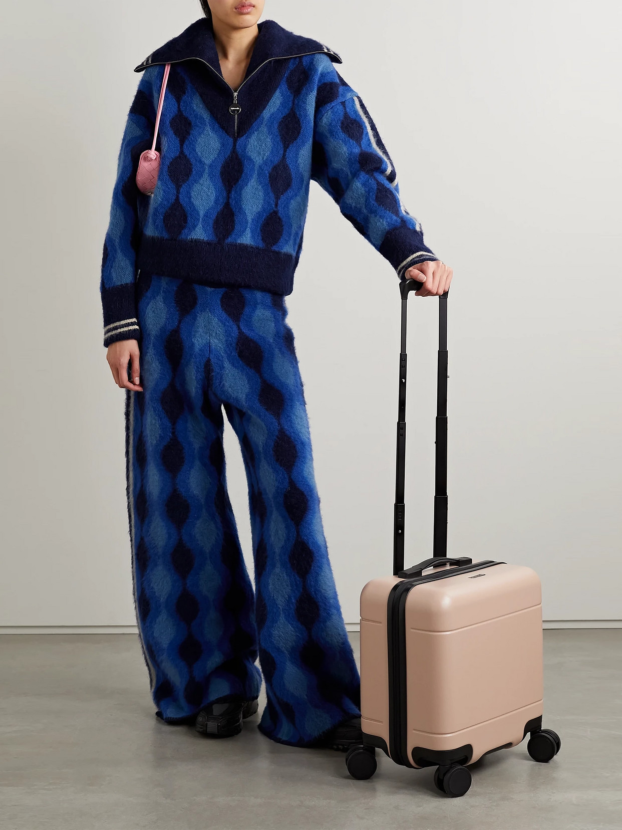 Calpak Hue Mini Carryon Hardshell Suitcase In Pink ModeSens