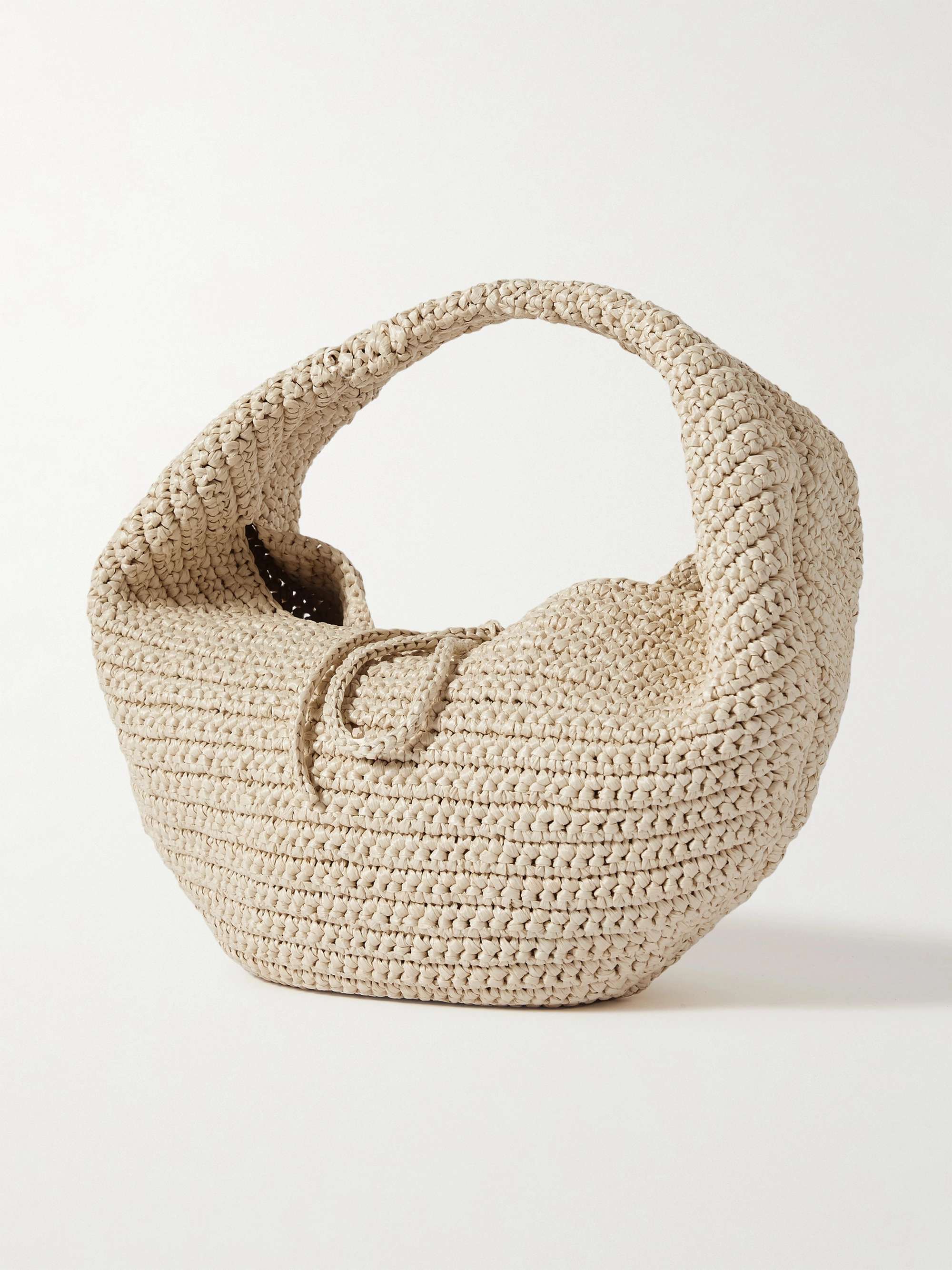 KHAITE Olivia medium raffia shoulder bag
