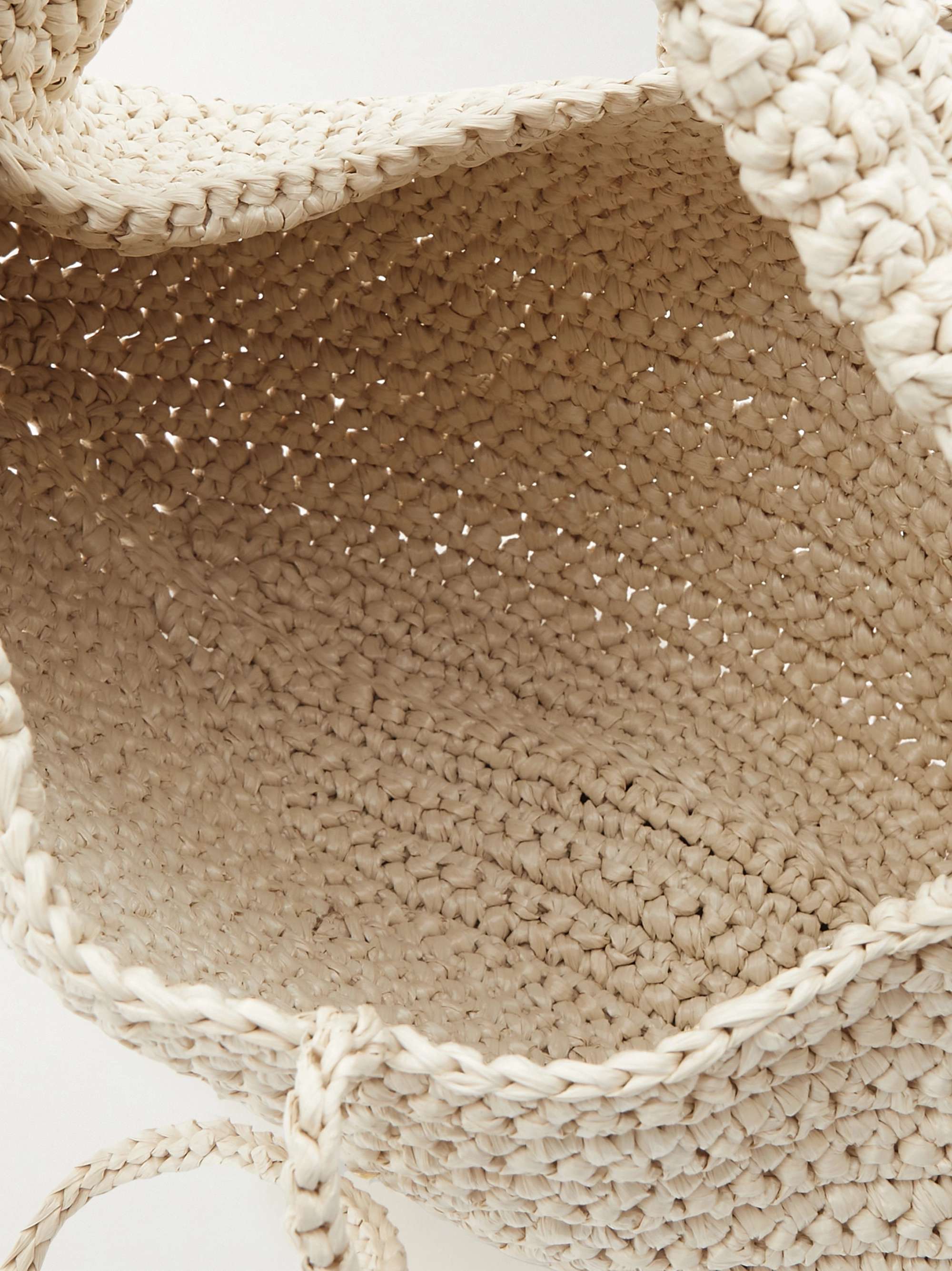 KHAITE Olivia medium raffia shoulder bag