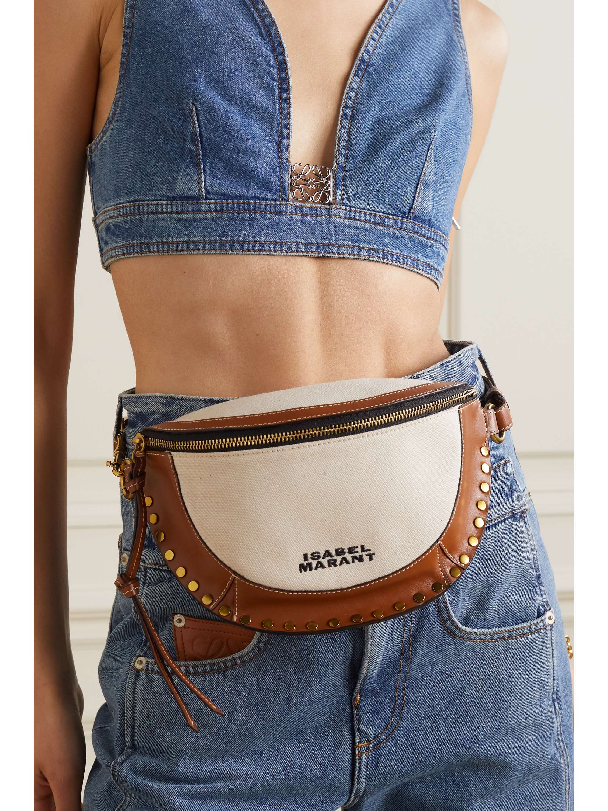 ISABEL MARANT Skano leather belt bag | NET-A-PORTER