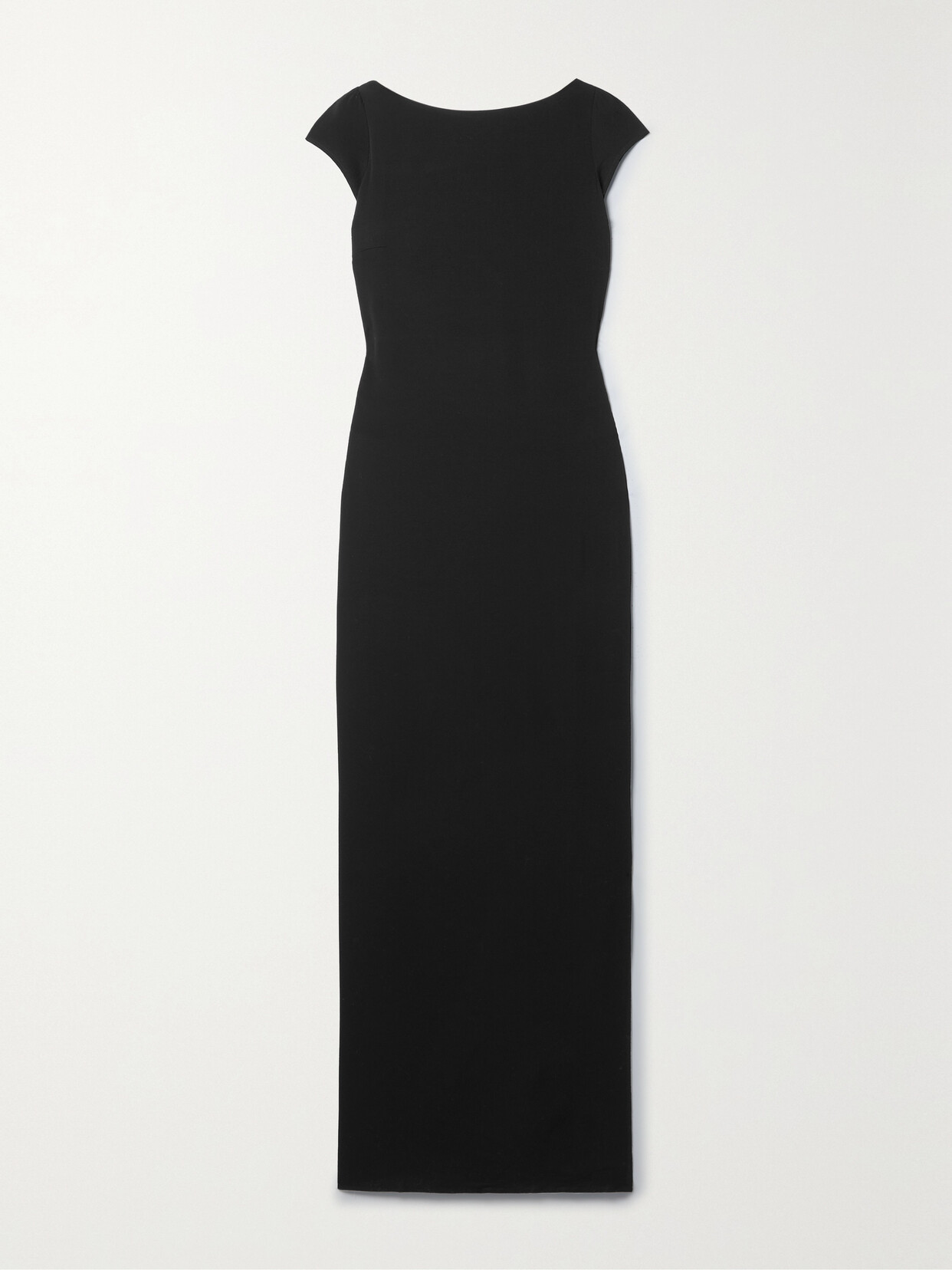 Reformation - Odyn Open-back Crepe Maxi Dress - Black