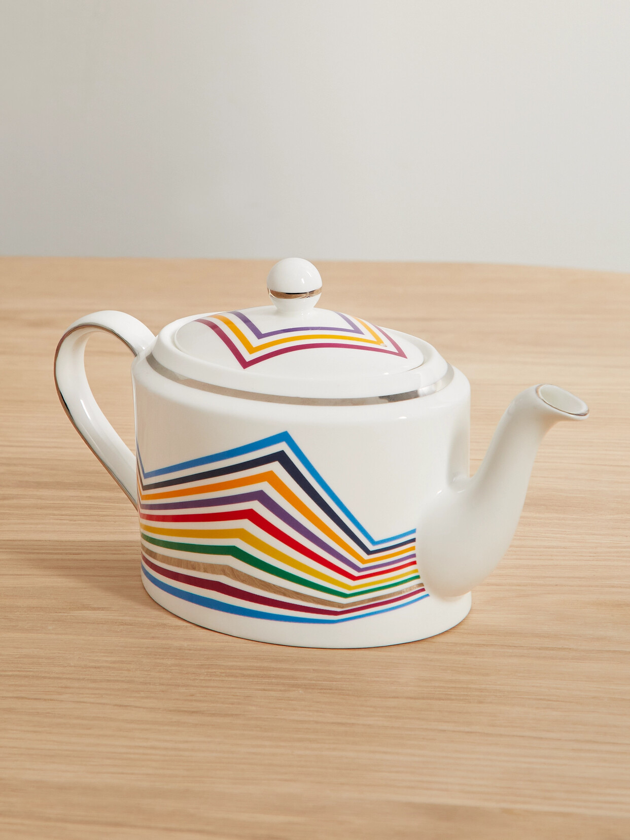 Nimerology - I'm Off To Join The Circus Bone China Teapot - Blue