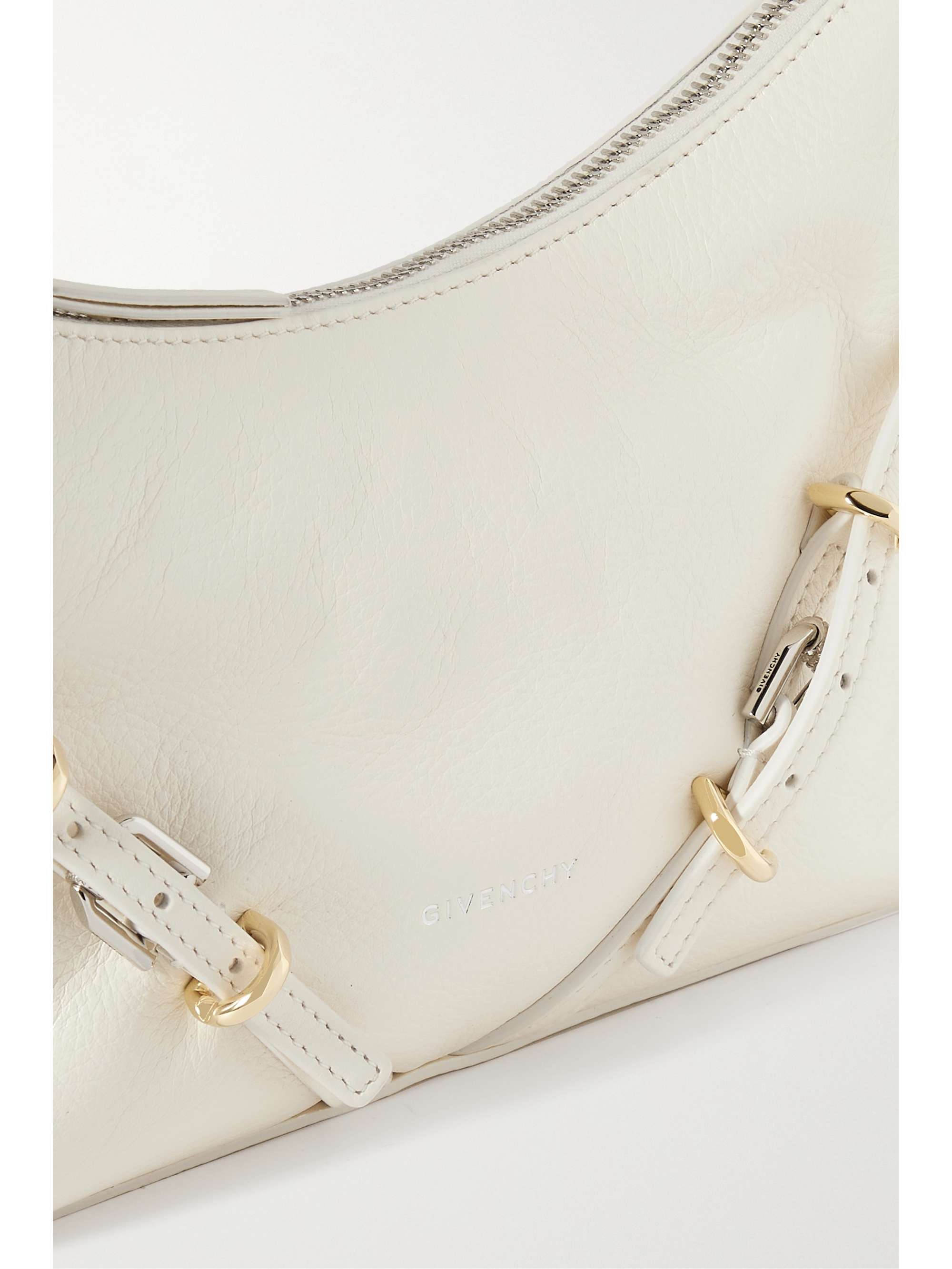 GIVENCHY Voyou mini textured-leather shoulder bag