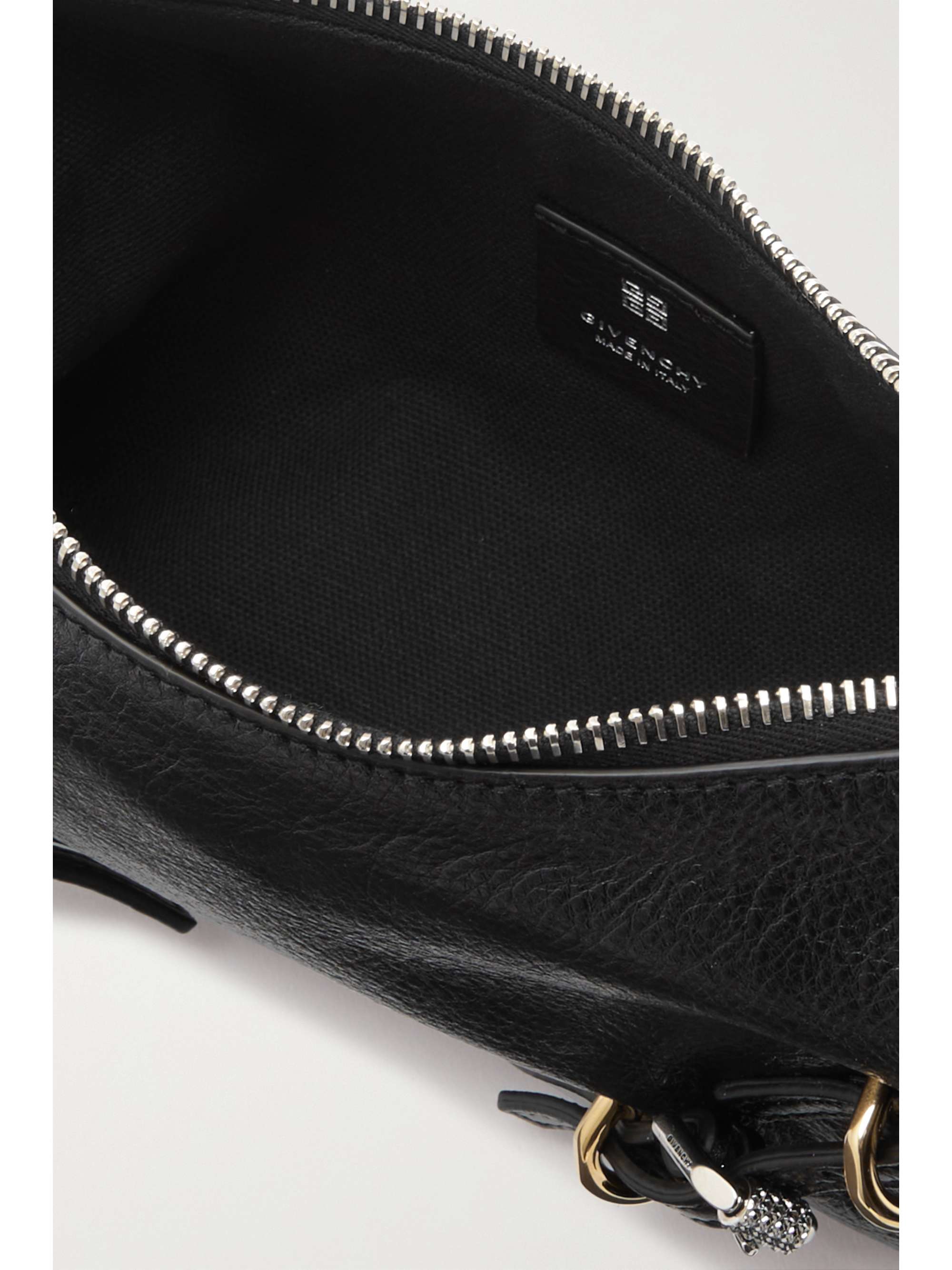 GIVENCHY Voyou mini textured-leather shoulder bag