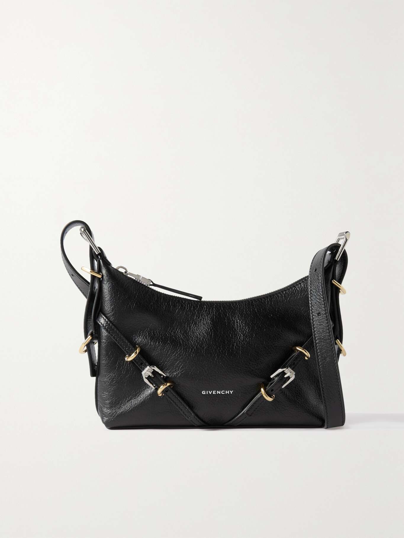 GIVENCHY Voyou mini texturedleather shoulder bag NETAPORTER