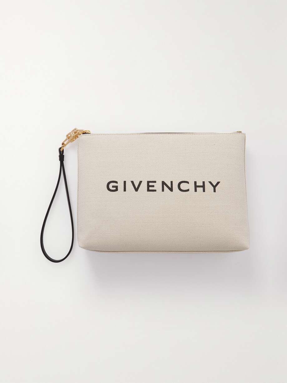net-a-porter.com | Large printed cotton-blend canvas pouch