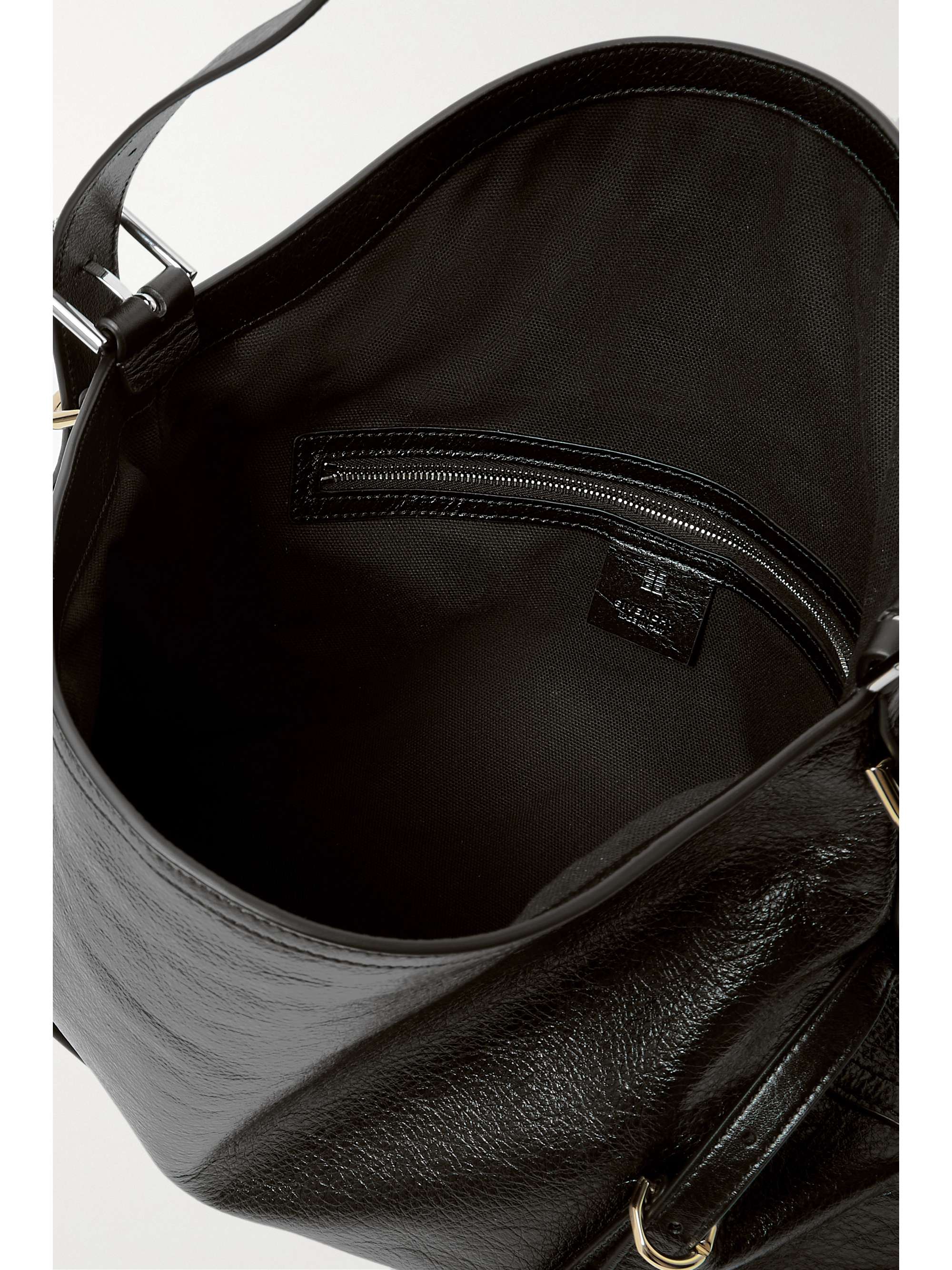 GIVENCHY Voyou medium textured-leather shoulder bag